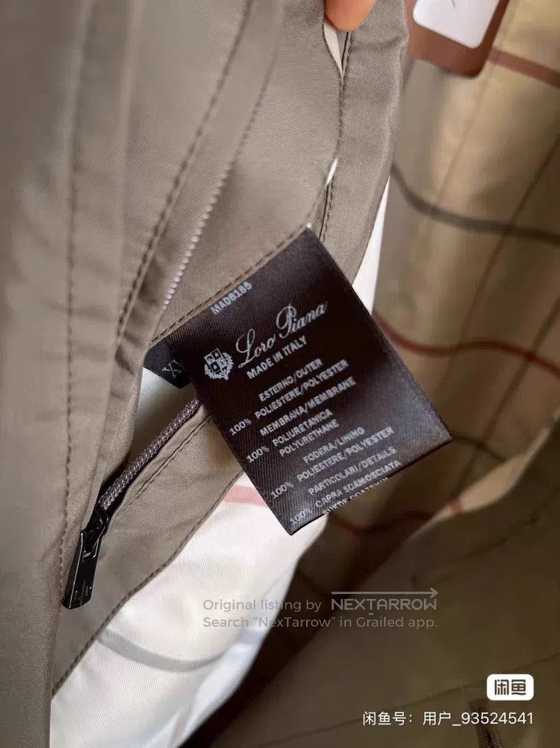 Loro Piana Loro Piana Casual Windbreaker Jacket Size US XL / EU 56 / 4 - 4 Thumbnail