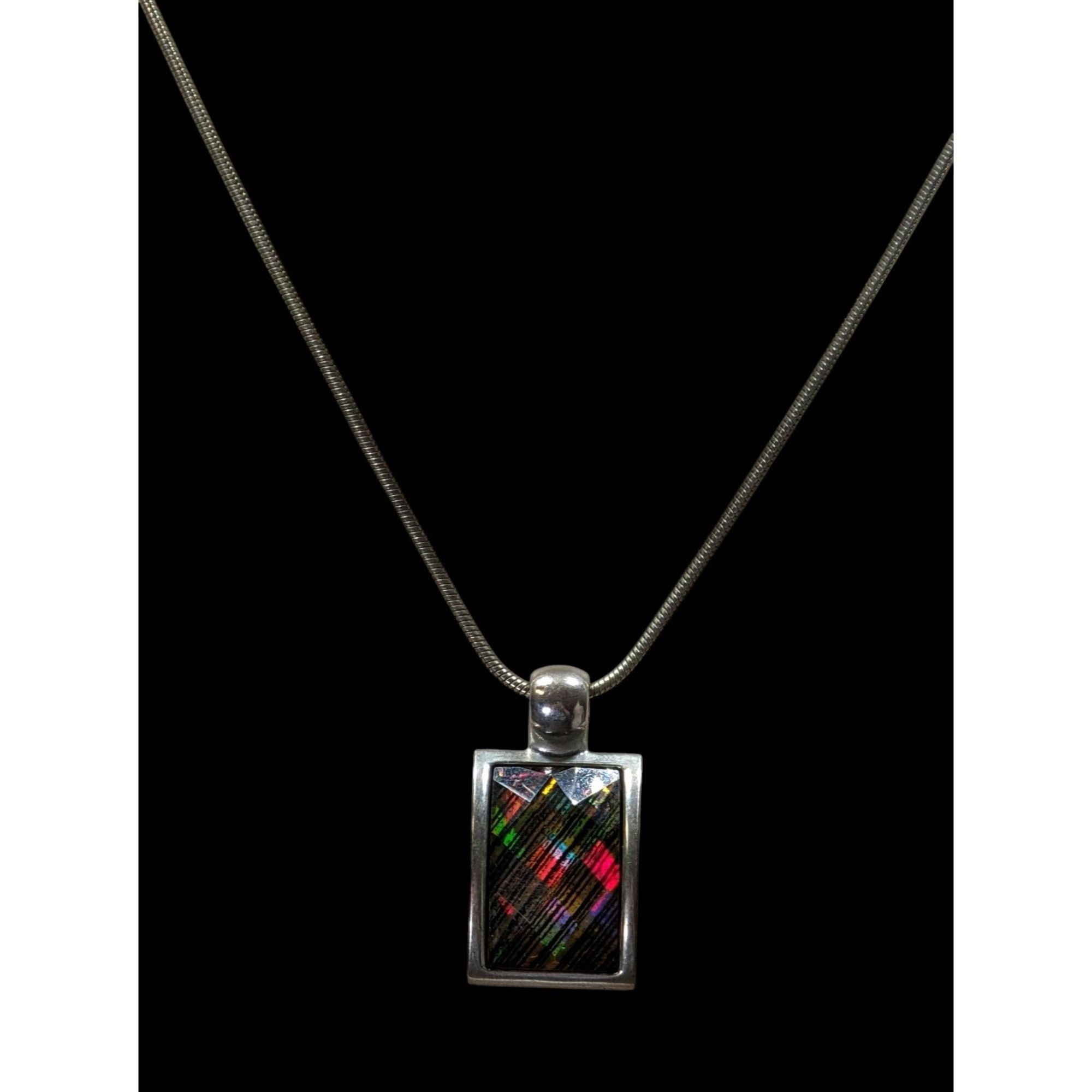 Kenneth Cole Vintage Kenneth Cole Prismatic Pendant Necklace On Silver To Size ONE SIZE - 5 Thumbnail