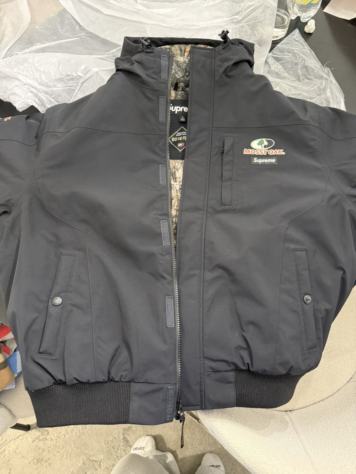 Supreme Gore-Tex Mossy Oak Jacket Black