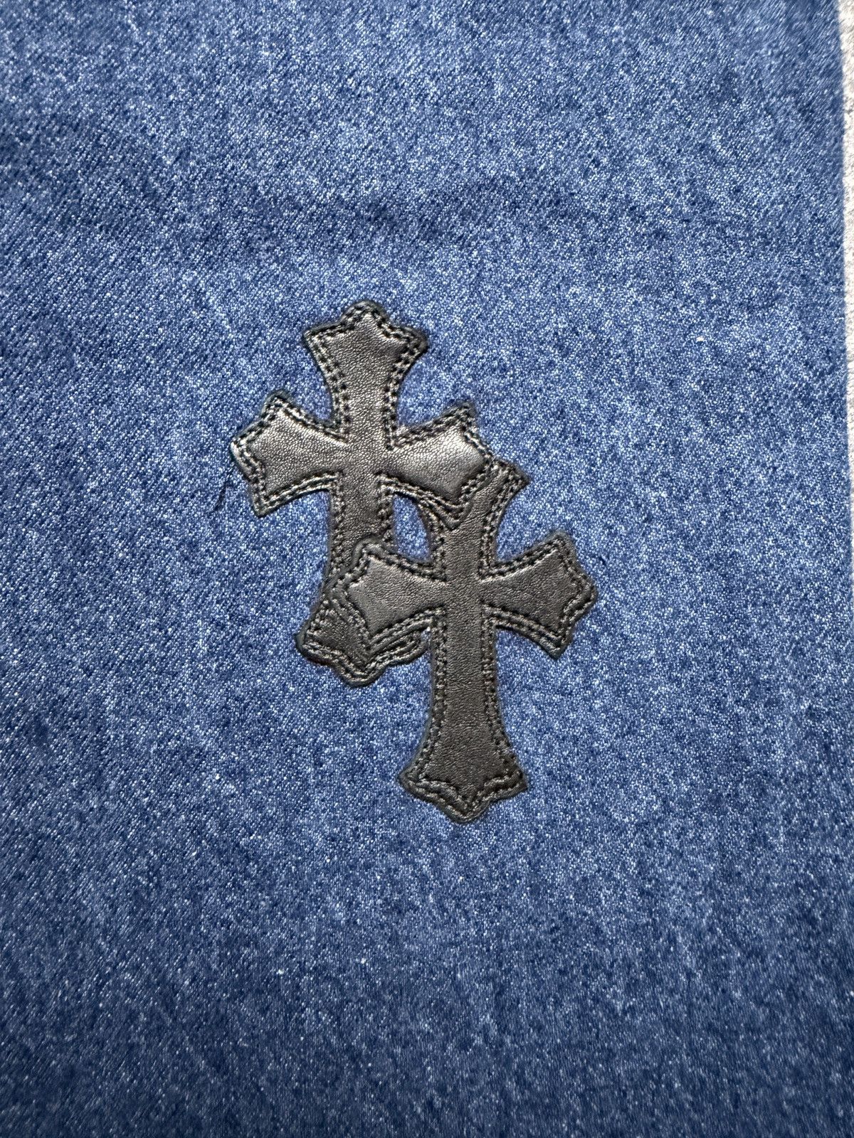 Chrome Hearts Chrome Hearts Levis 517 Cross Patch Dark Wash Jeans Size US 36 / EU 52 - 11 Thumbnail