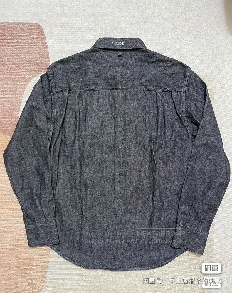 Neighborhood Neighborhood Raw Denim Shirt, L Size Size US L / EU 52-54 / 3 - 2 Thumbnail