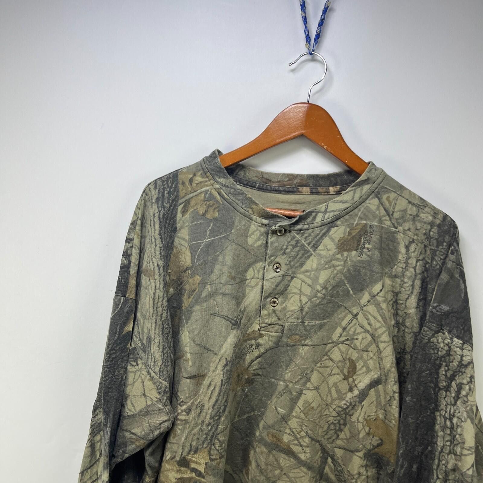 Realtree Vintage Realtree Camo Henley Long Sleeve Shirt 2XL 3XL Size US XXL / EU 58 / 5 - 2 Thumbnail