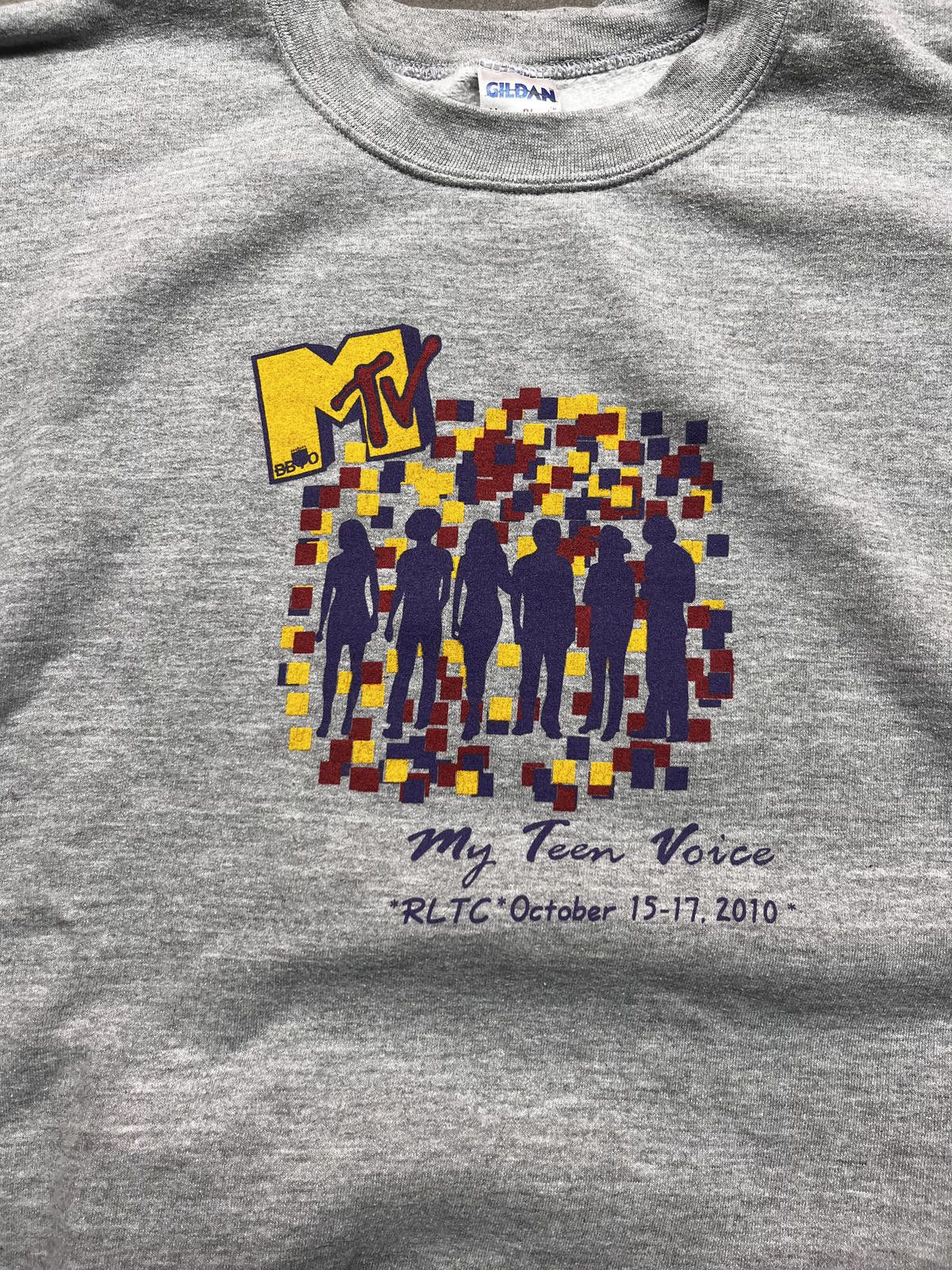 Mtv 2010 MTV "My Teen Voice" Graphic Crewneck Sweatshirt Large Size US L / EU 52-54 / 3 - 2 Thumbnail
