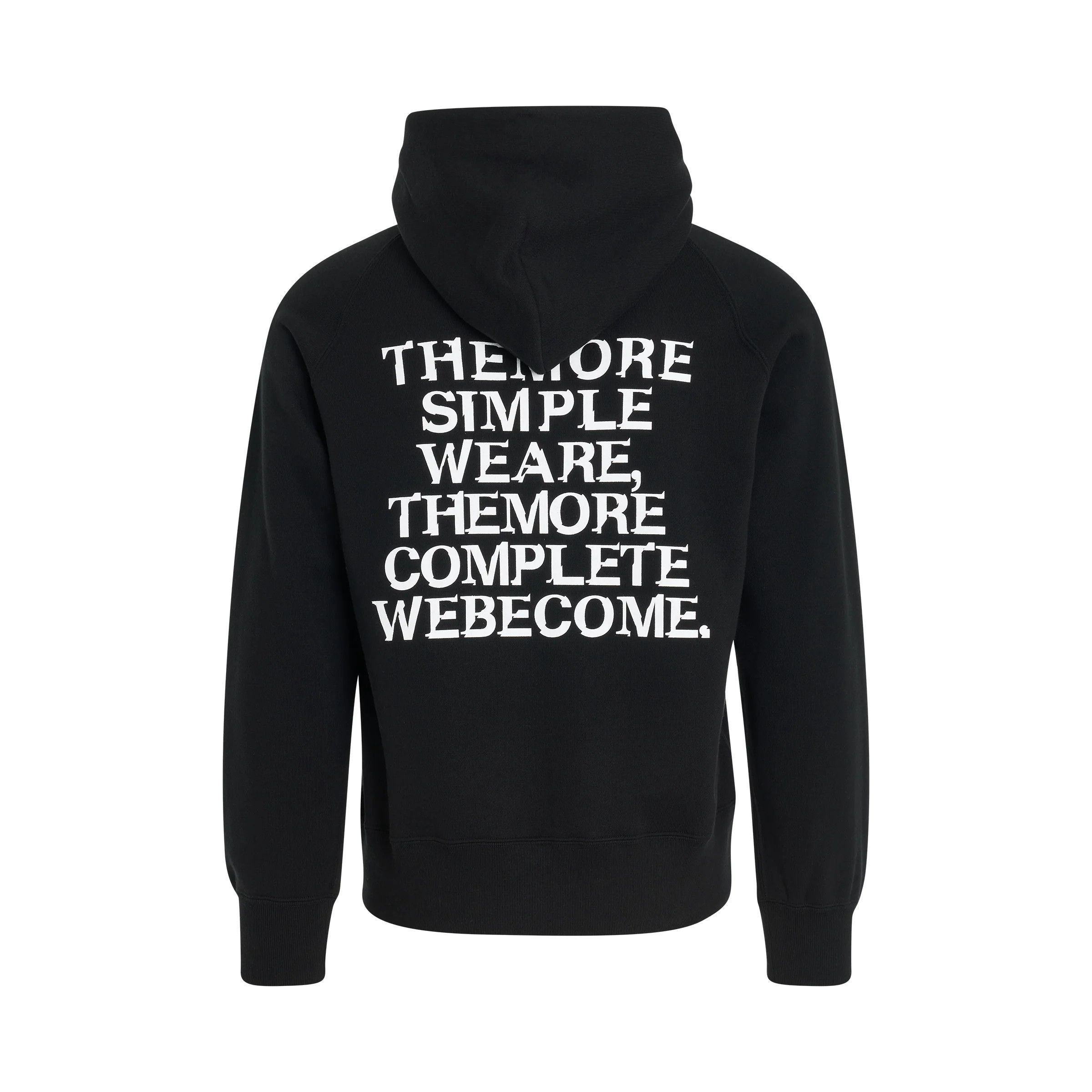 Sacai o1mris0824 Print Hoodie in Black Size US XS / EU 42 / 0 - 4 Thumbnail