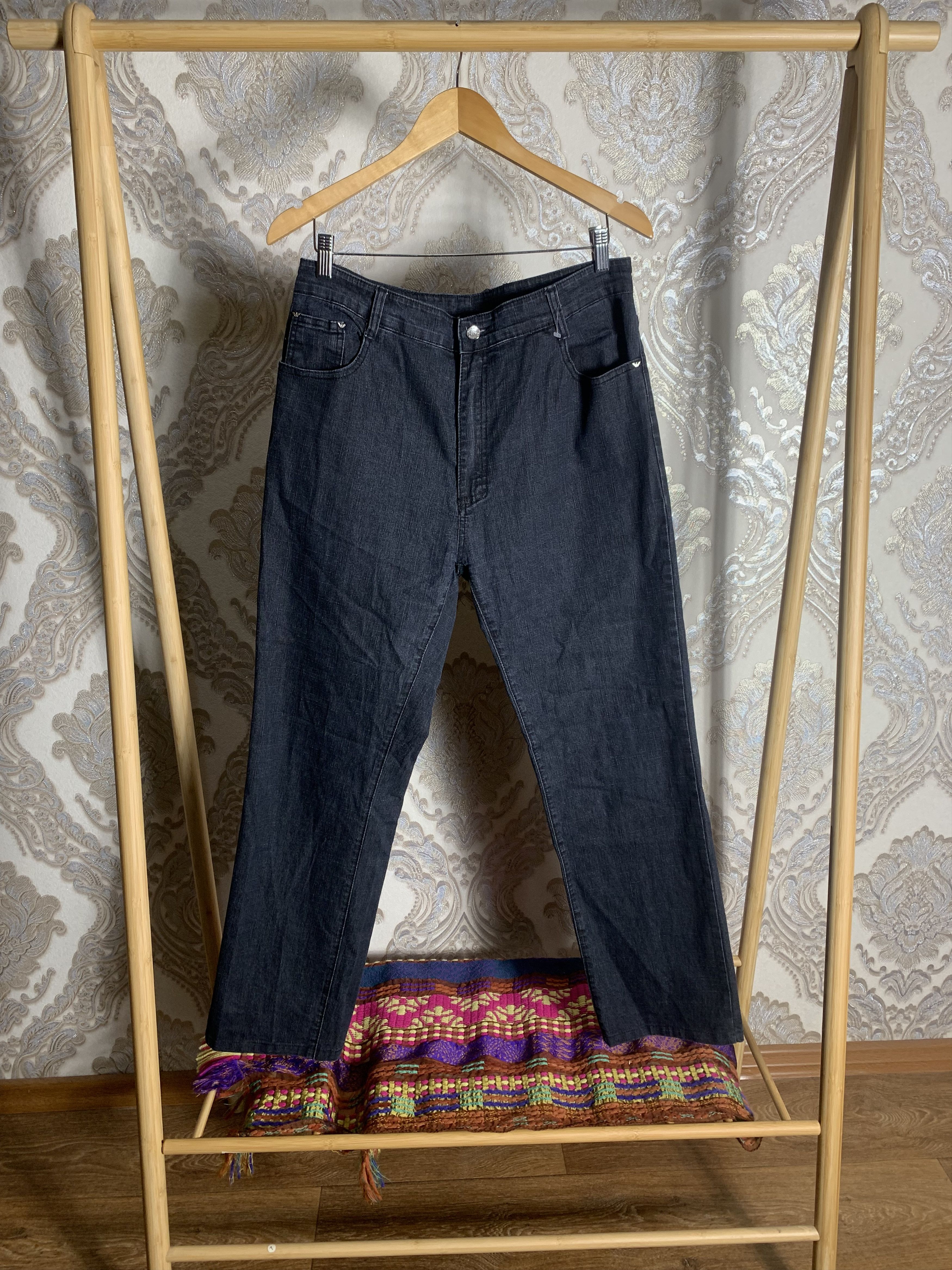 Emporio Armani VINTAGE EMPORIO ARMANI DENIM JEANS ITALIAN DESIGNER CASUAL Size US 38 / EU 54 - 2 Thumbnail