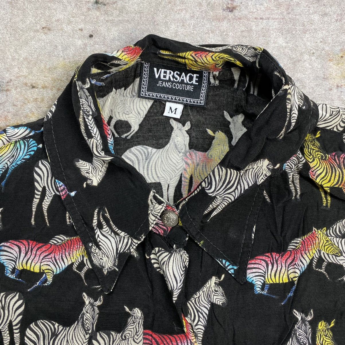 Versace × Versace Jeans Couture Versace horse pattern long sleeve button shirt Size M / US 6-8 / IT 42-44 - 5 Thumbnail
