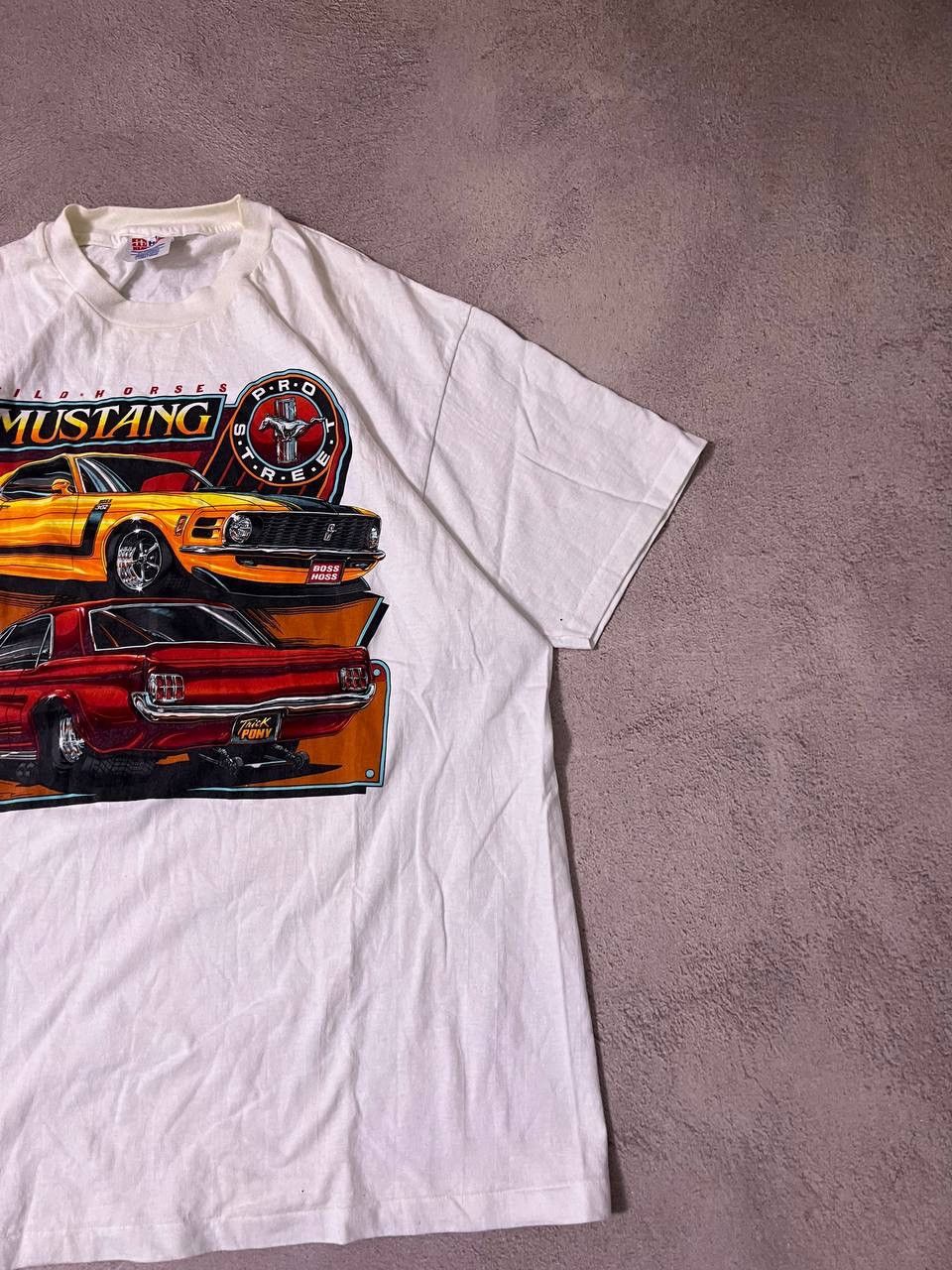 Formula 1 × Mustang Mustang 90s Hanes vintage rugby t shirt jersey Size US XL / EU 56 / 4 - 2 Thumbnail