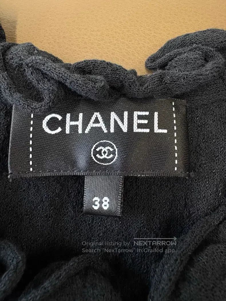 Chanel Chanel 25A black camelia brooch cake skirt dinner dress lo Size XS / US 0-2 / IT 36-38 - 7 Thumbnail