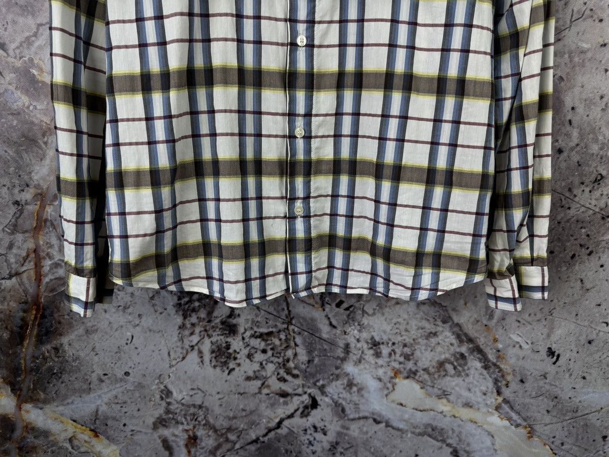 Armani Armani Jeans Men’s Plaid Button Up Shirt Long Sleeve Casual Size US XL / EU 56 / 4 - 4 Thumbnail
