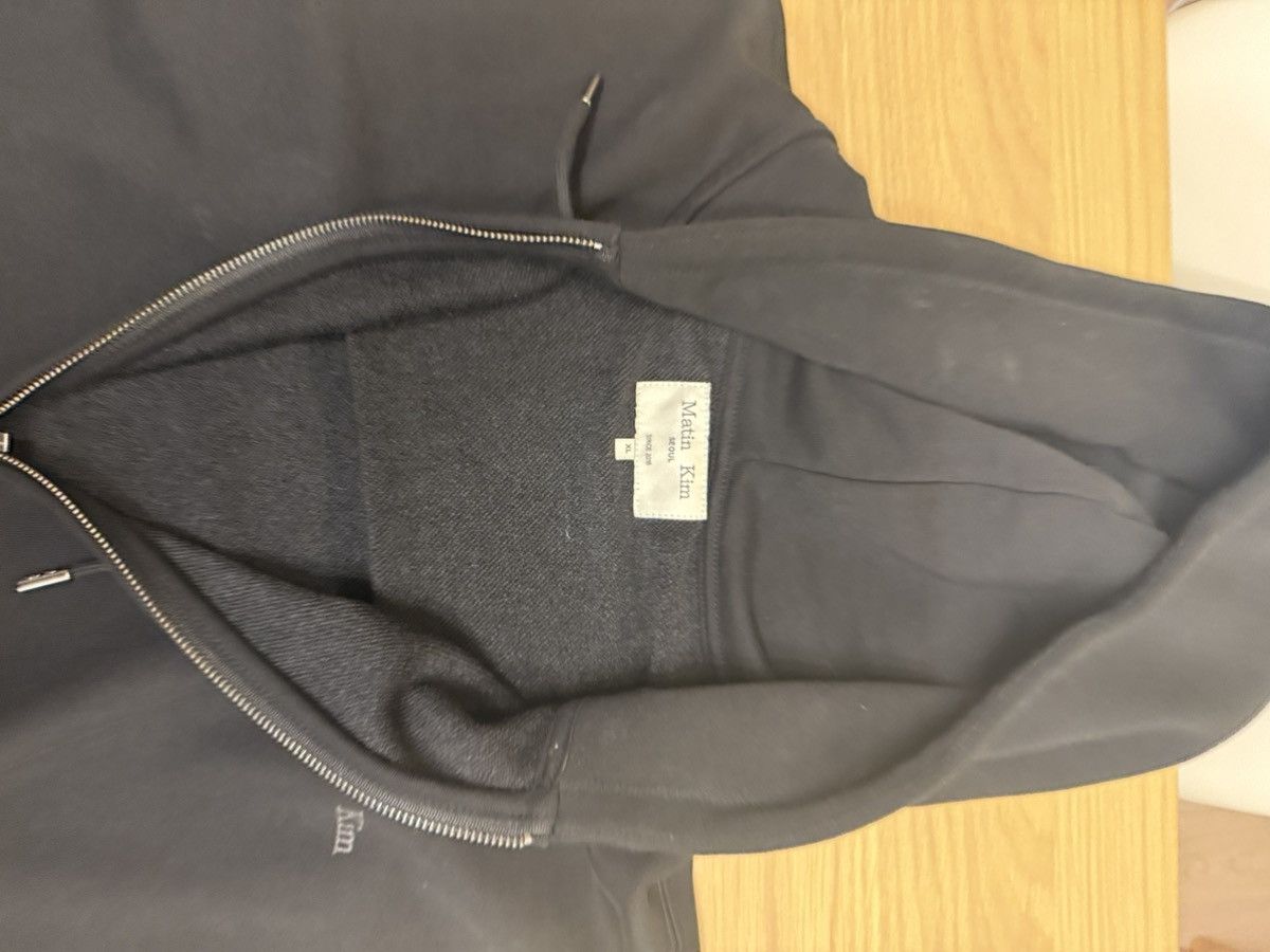 Matin Kim MATIN KIM “ROUGH @UNDERCAMP” Zip Hoodie – Black Size US XL / EU 56 / 4 - 6 Thumbnail