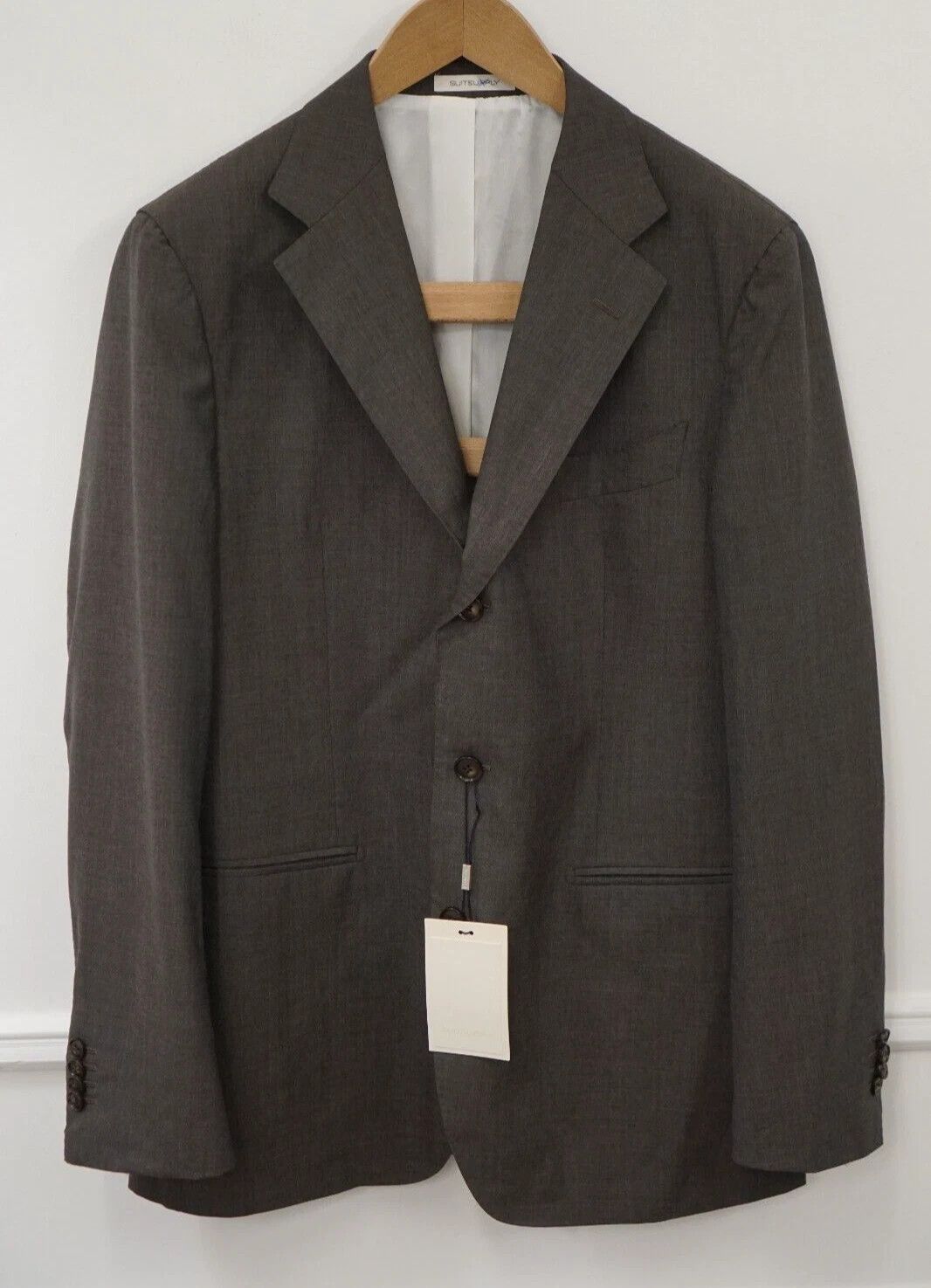Suitsupply Men Suitsupply Blazer Havana Welt HC Wool S120 Brown UK/US42 Size 42R - 1 Thumbnail