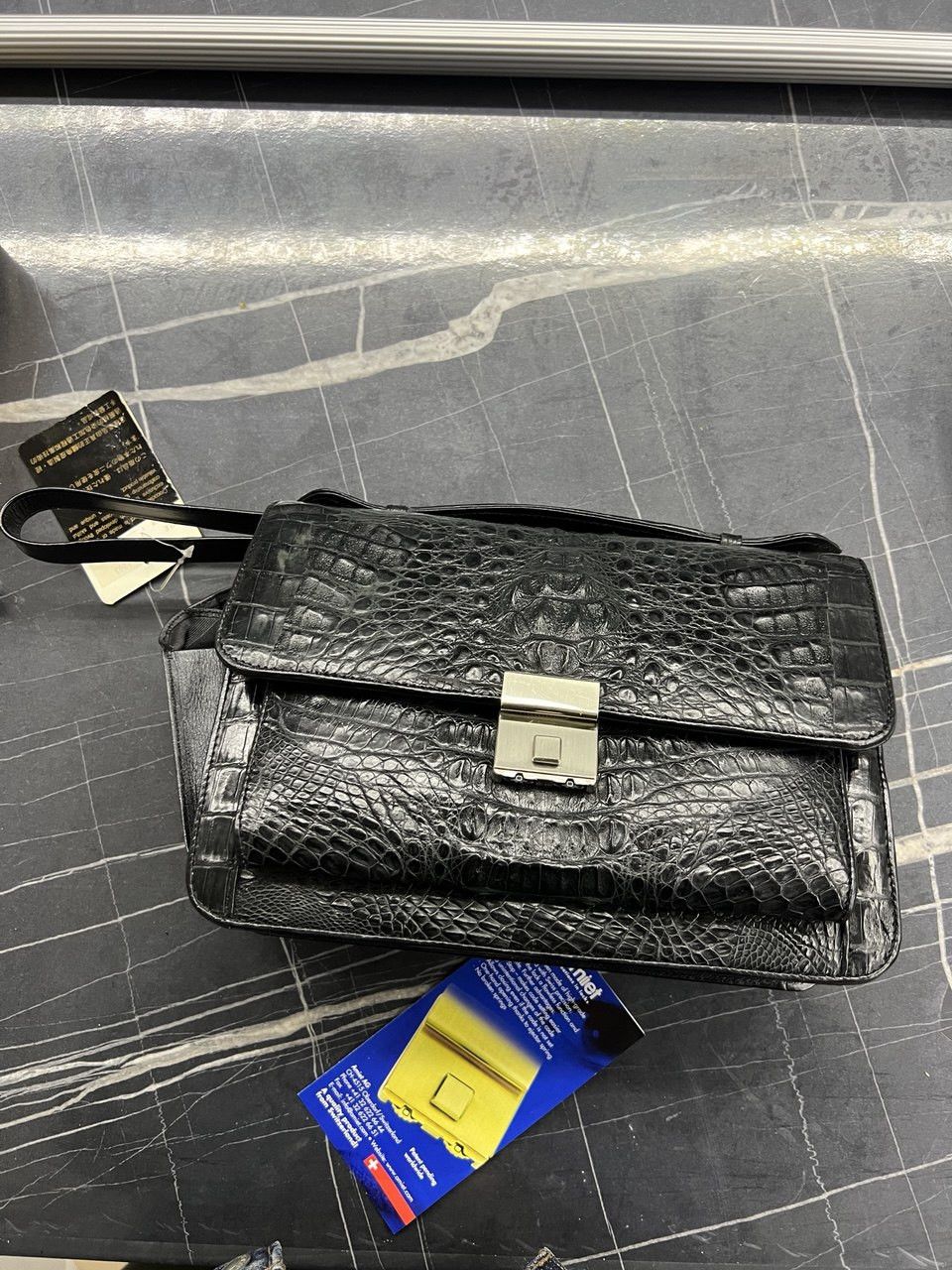 Vintage FRENBLE Genuine Crocodile Leather Bag Size ONE SIZE - 8 Thumbnail