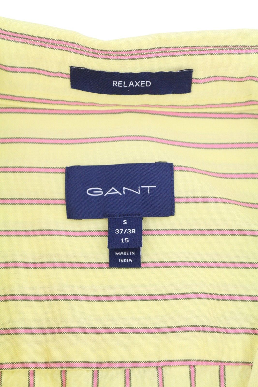 Gant REL OXFORD STRIPE S Lemon Button-Down Patch 87504 Size US S / EU 44-46 / 1 - 6 Thumbnail