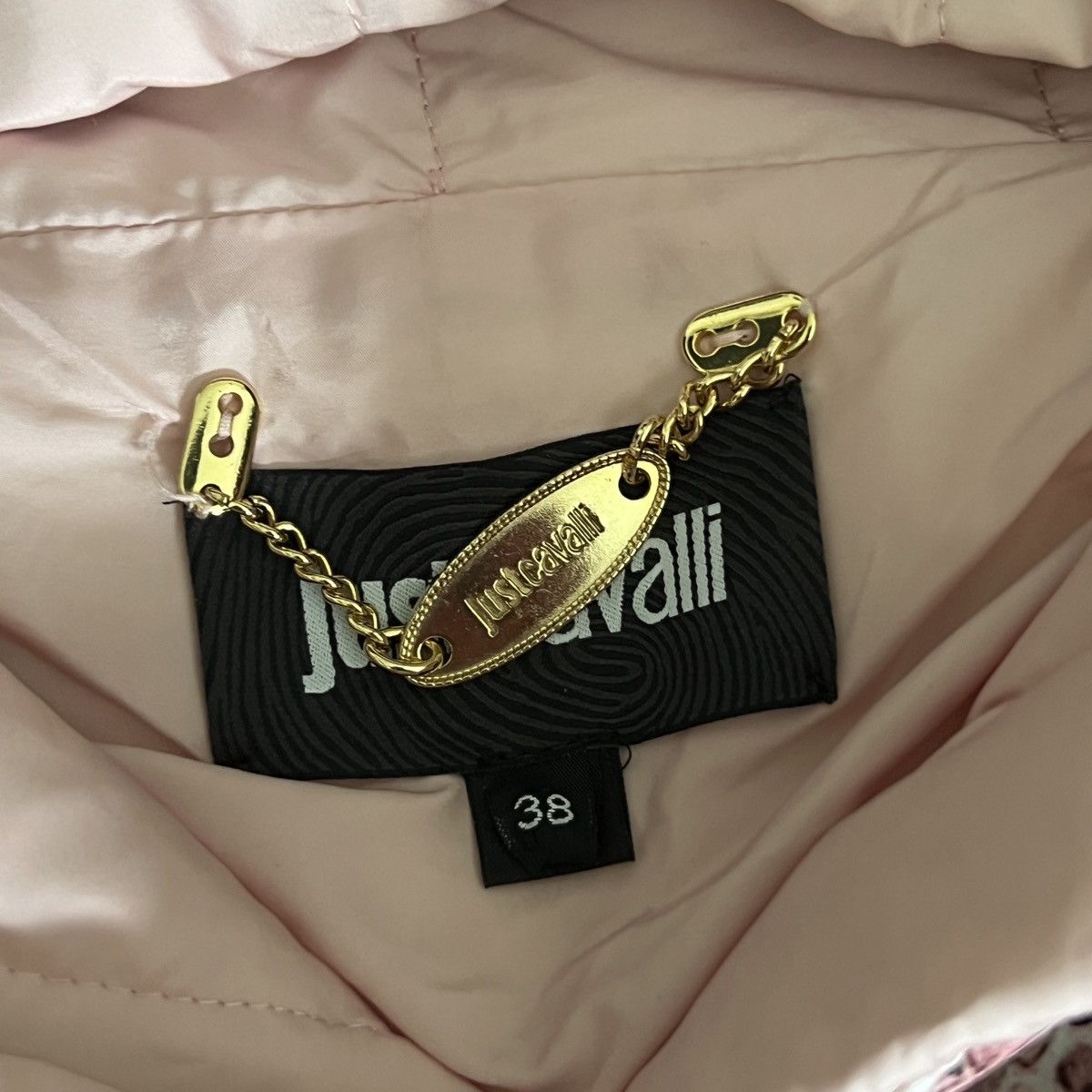 Roberto Cavalli Just Cavalli Snakeskin Puffer Jacket Size XS / US 0-2 / IT 36-38 - 5 Thumbnail