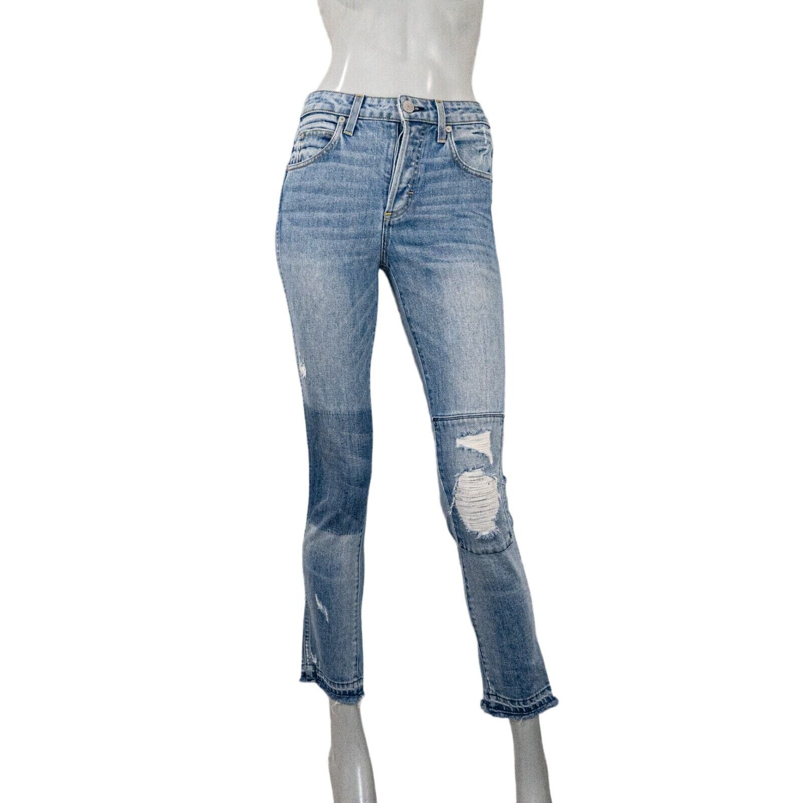 AMO Twist Low Rise Crop Skinny Ankle Jeans deals