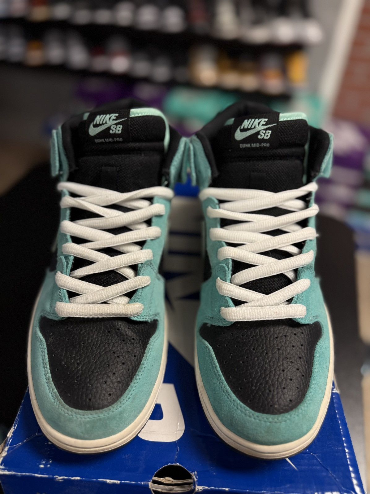 Size 11 Nike SB Dunk Mid Pro Sea Crystal 314383-033
