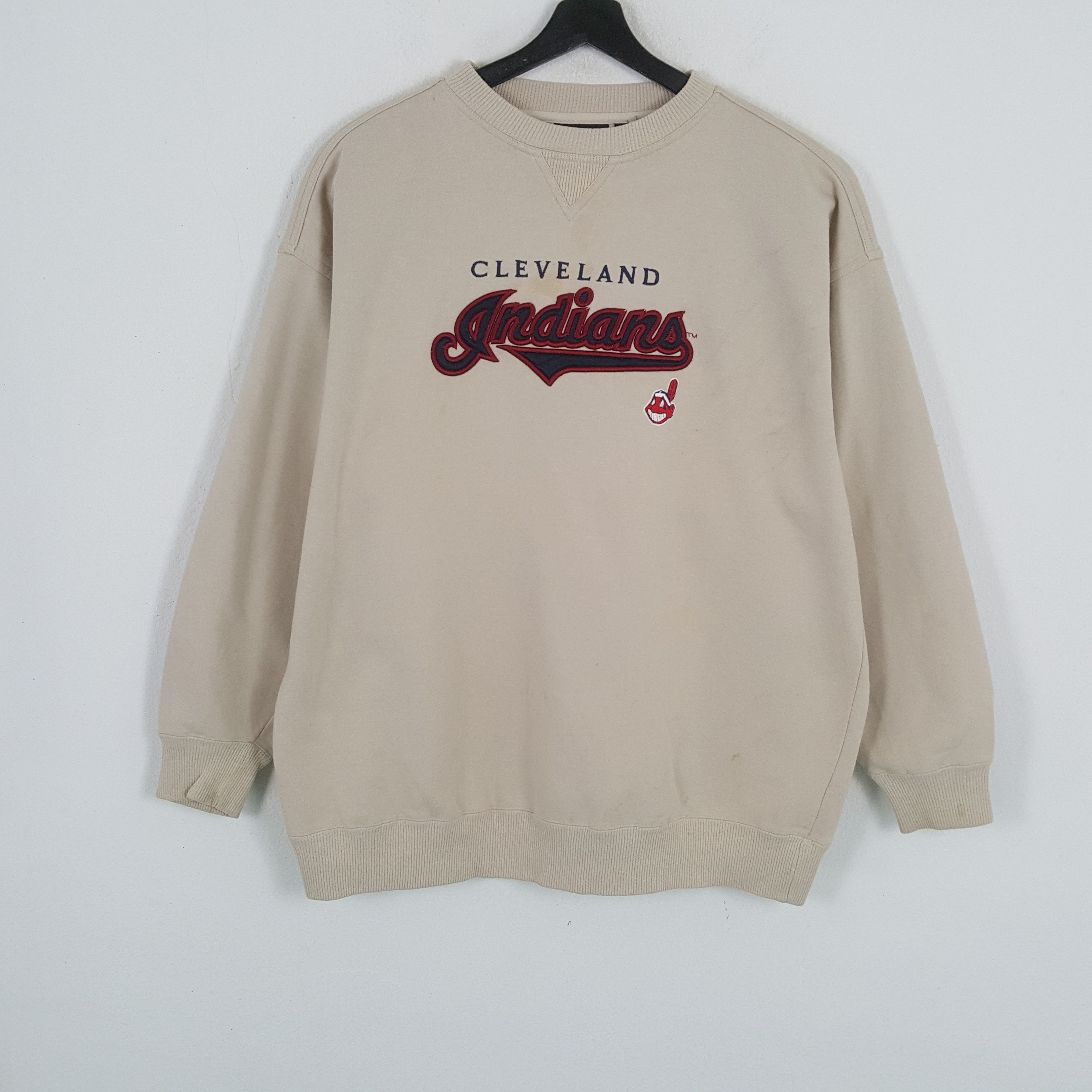 MLB × Vintage CLEVELAND INDIANS MLB Baseball Team Sweatshirt Size US XXL / EU 58 / 5 - 1 Thumbnail