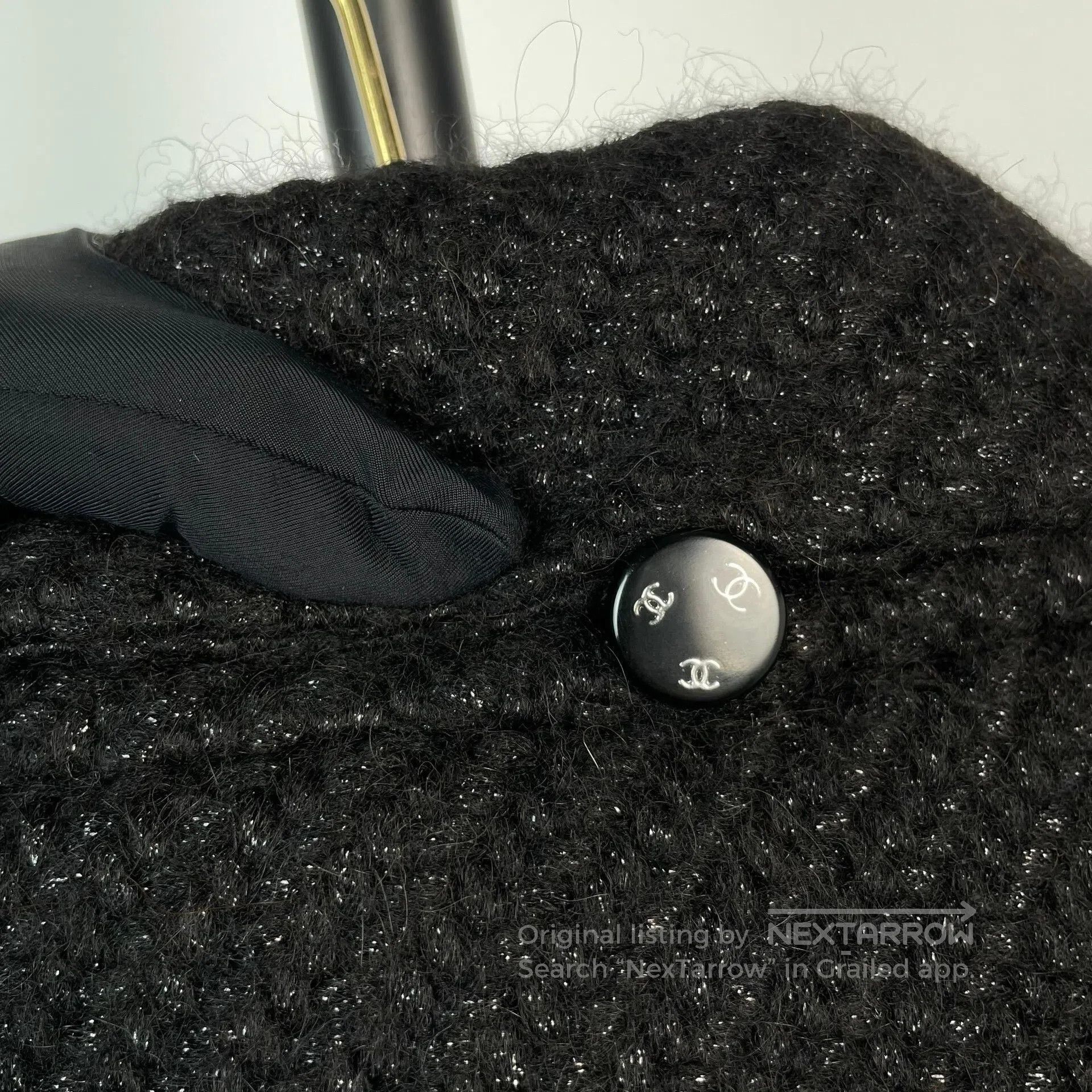 Chanel Chanel Black horn button hooded academic style woolen coat Size XS / US 0-2 / IT 36-38 - 8 Thumbnail
