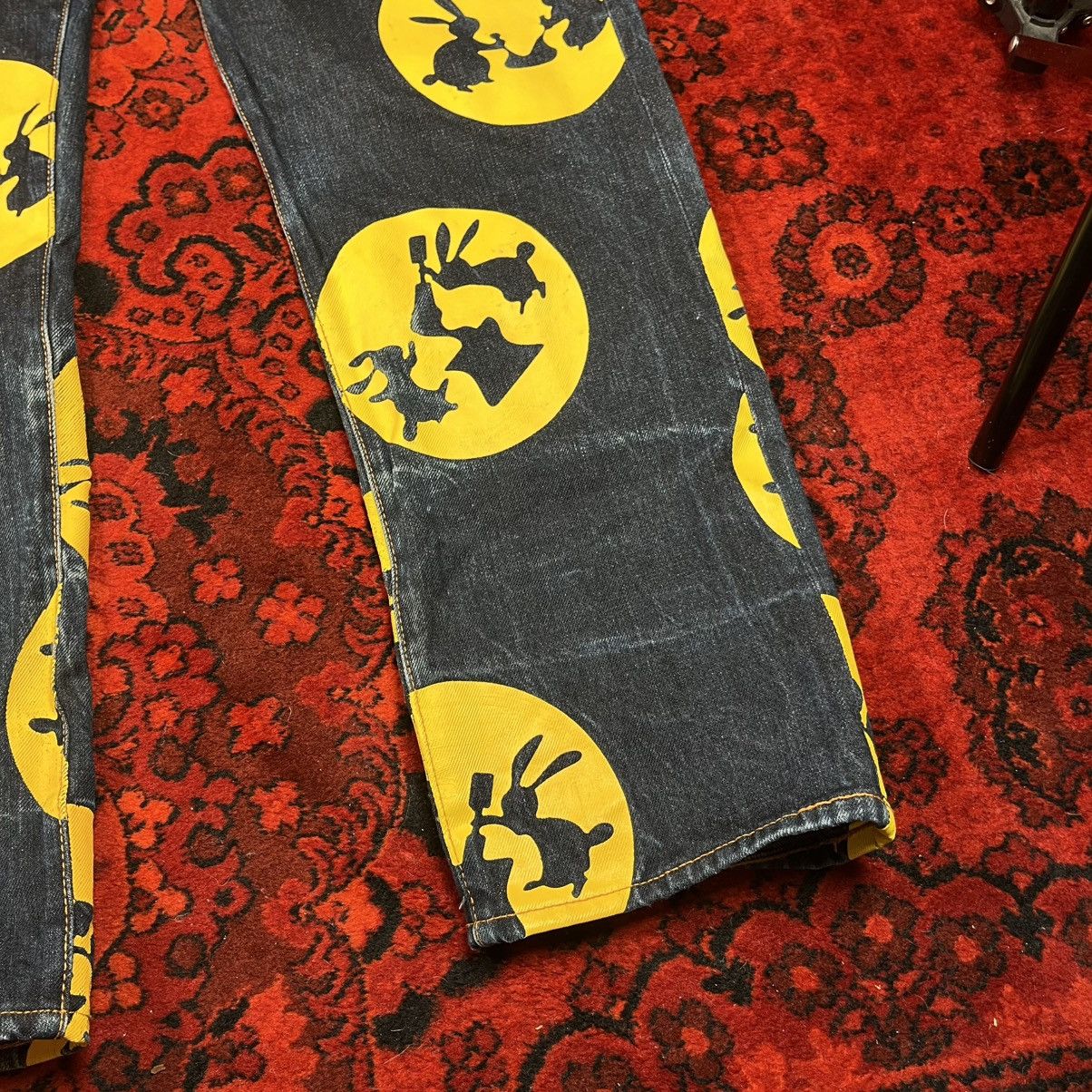 Evisu EVISU Jeans Japan Tukimi Tsukimi Special Rabbit Moon Print Size US 31 - 6 Thumbnail
