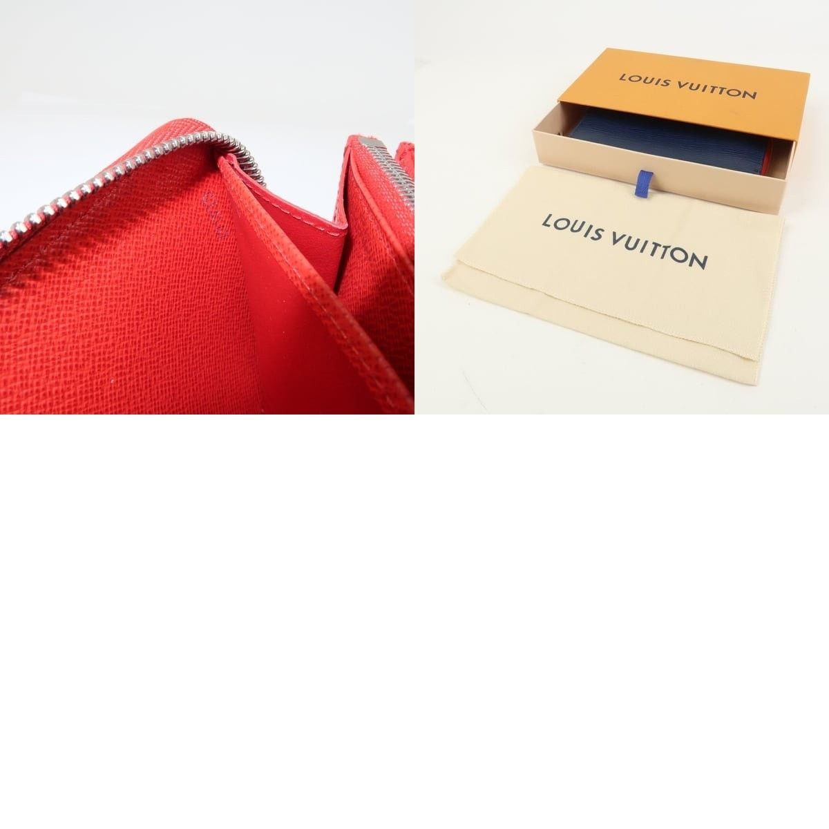 Louis Vuitton Louis Vuitton Epi Zippy Wallet Navy Size ONE SIZE - 8 Thumbnail