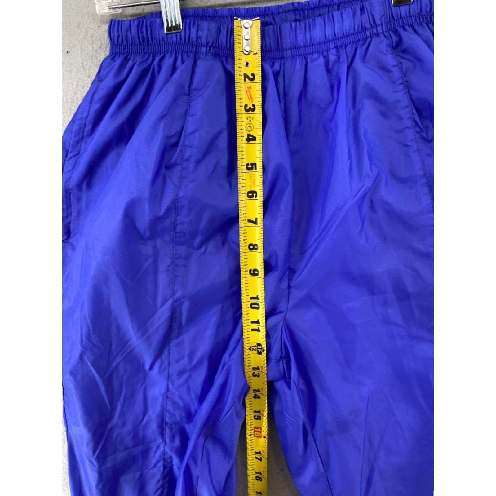 Nike Nike Womens Windbreaker Pants Medium Blue Vintage Tapered Lined Size 32" / US 10 / IT 46 - 4 Thumbnail