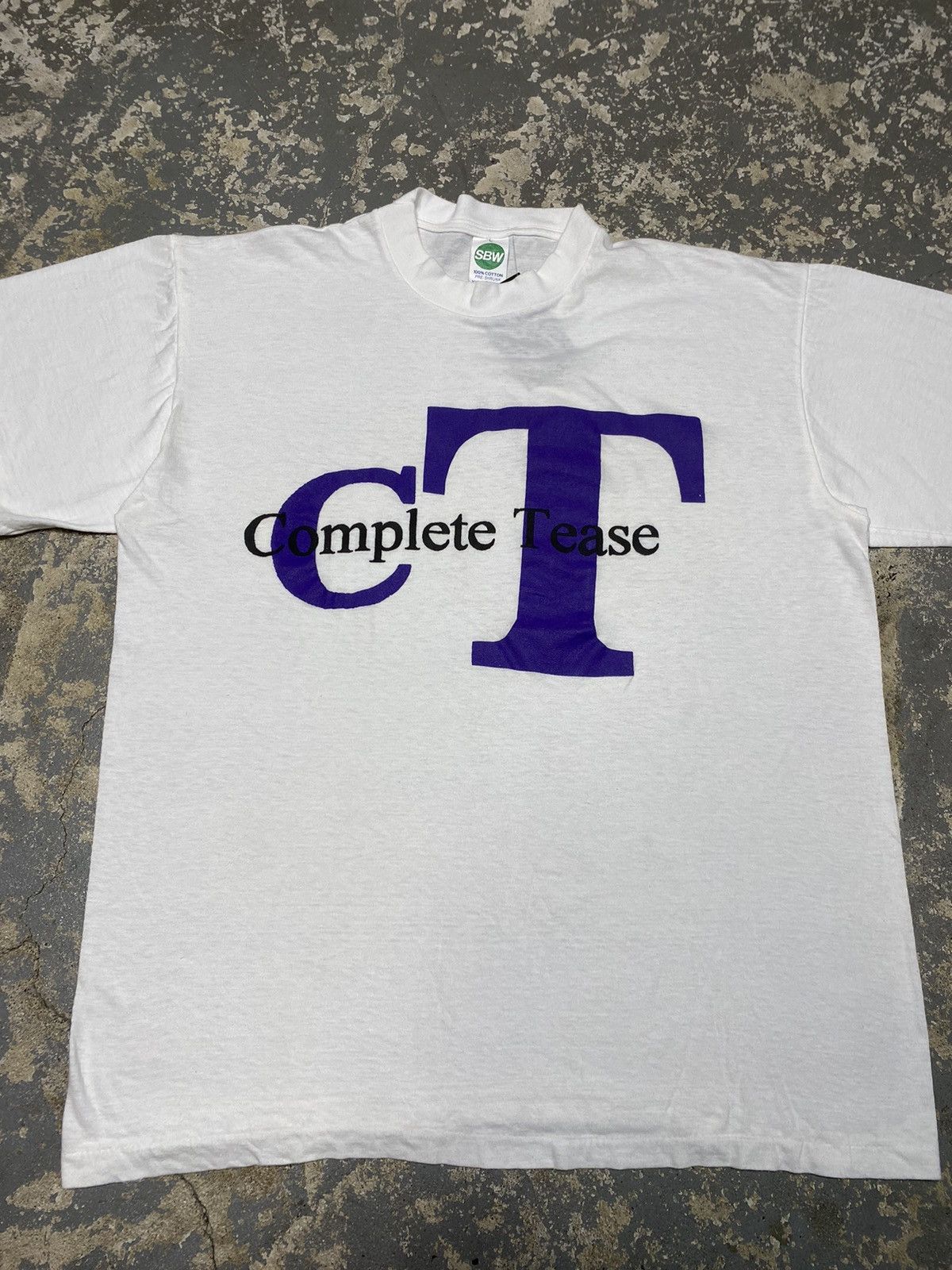 Japanese Brand × Vintage Vintage Complete Tease 90s Funny Parody New Old Stock Tshirt Size US L / EU 52-54 / 3 - 8 Thumbnail