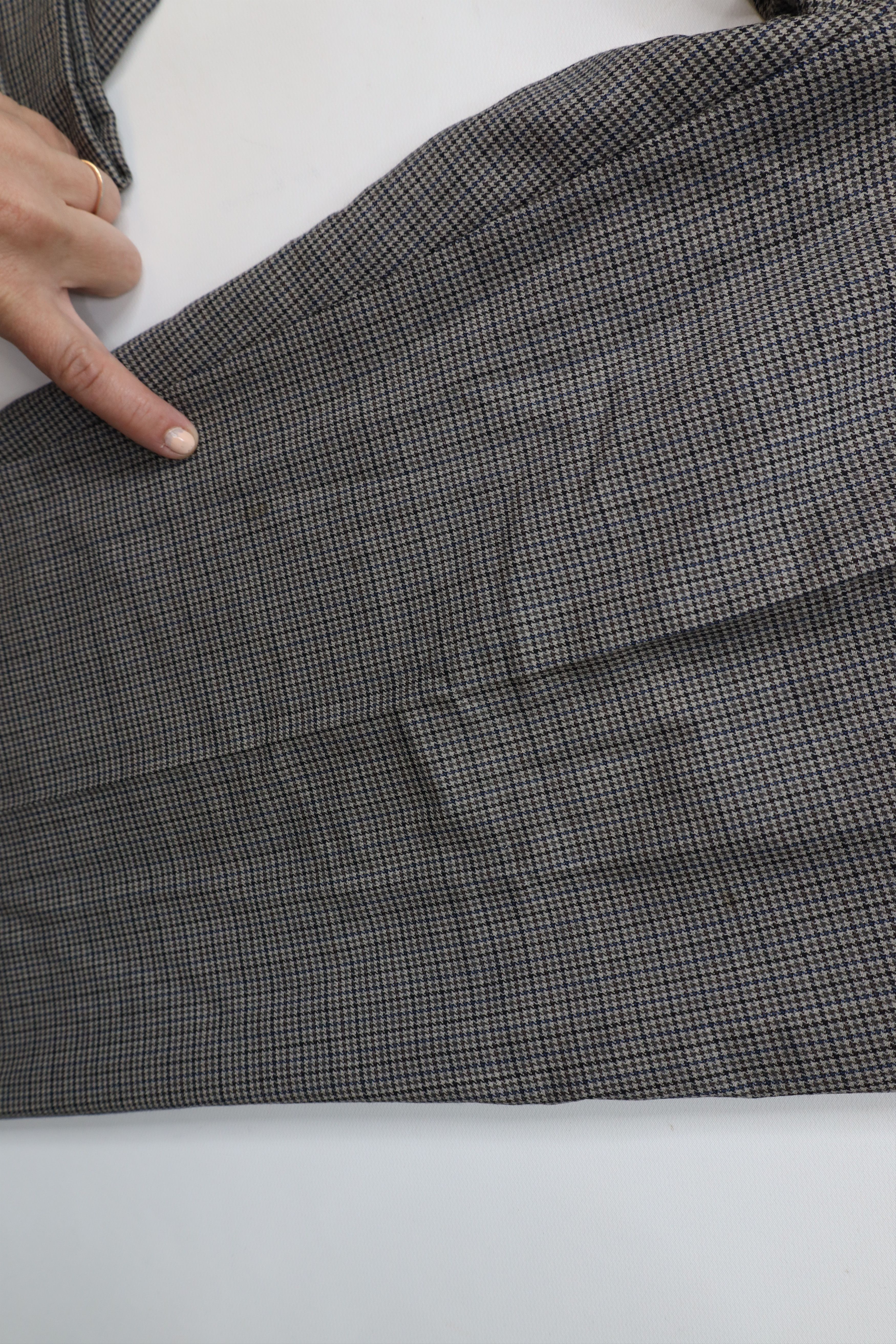 Ralph Lauren Vintage 90s Ralph Lauren Houndstooth Wide Leg Chino Pants Size US 36 / EU 52 - 6 Thumbnail