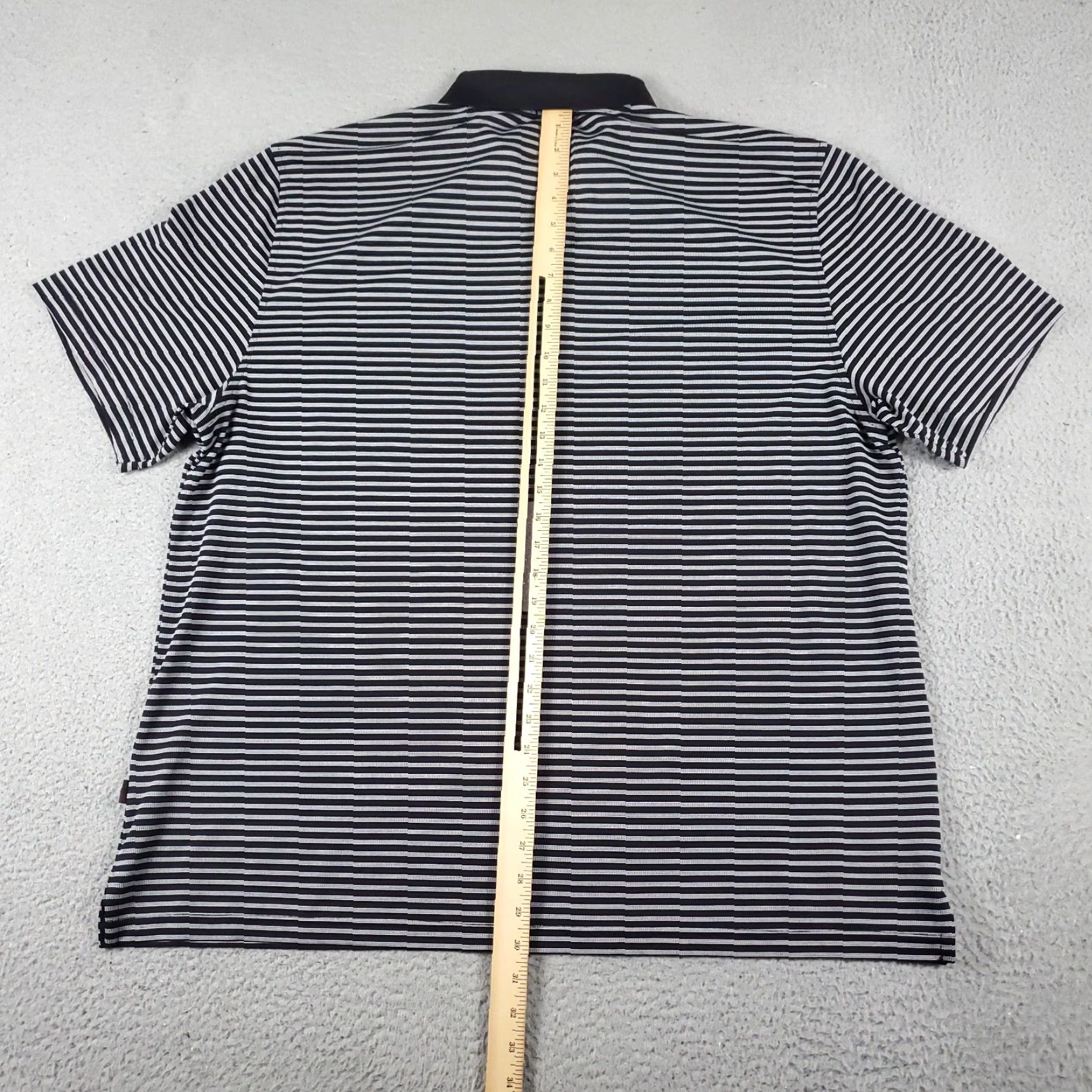 Vintage Greg Norman Polo Shirt Mens 2XL Black Striped Shark Golf Casual Short Sleeve Polo Shirt Size US XXL / EU 58 / 5 - 4 Thumbnail