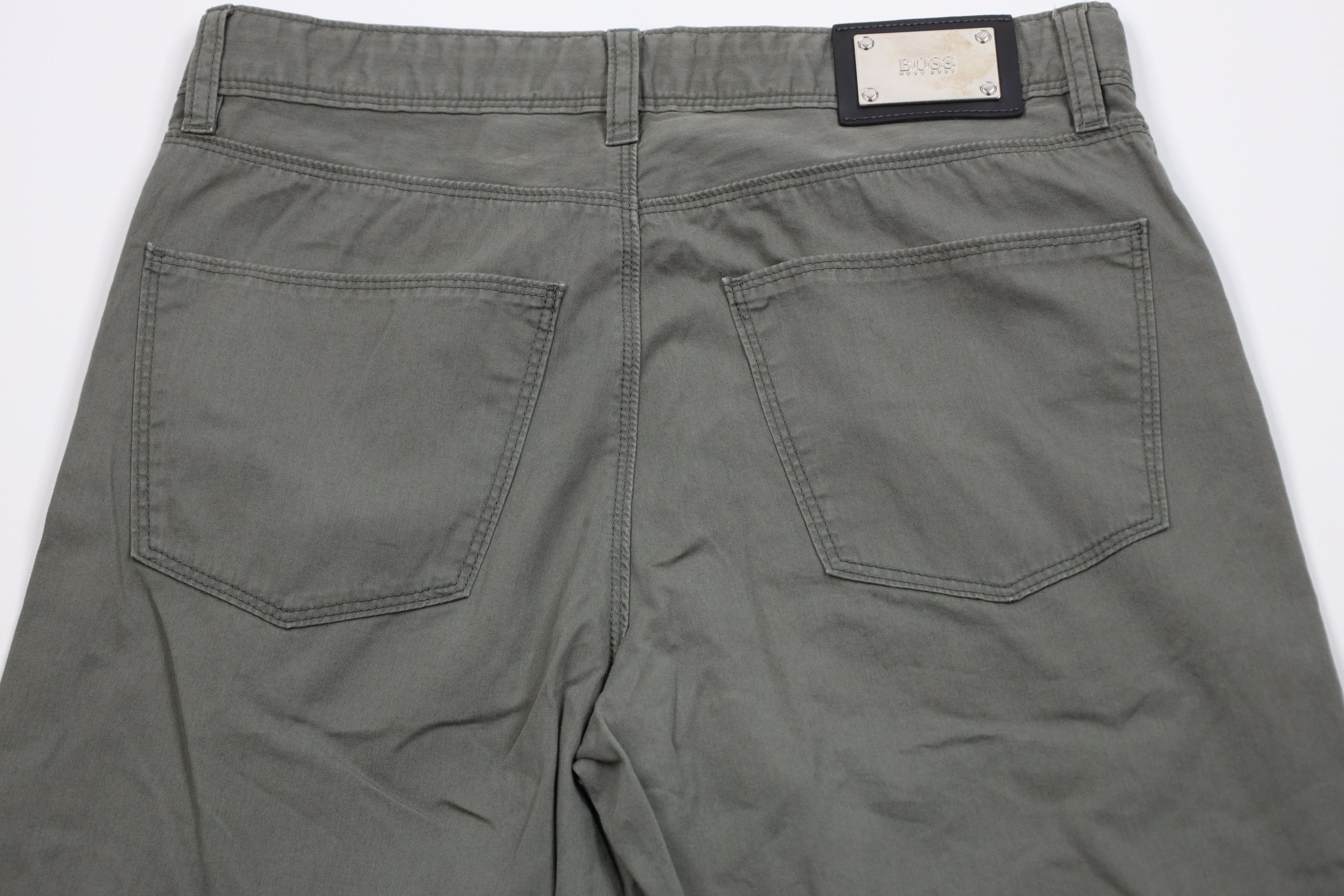 Hugo Boss Vintage Hugo Boss Straight Leg Chino Pants Trousers Gray Size US 32 / EU 48 - 11 Thumbnail