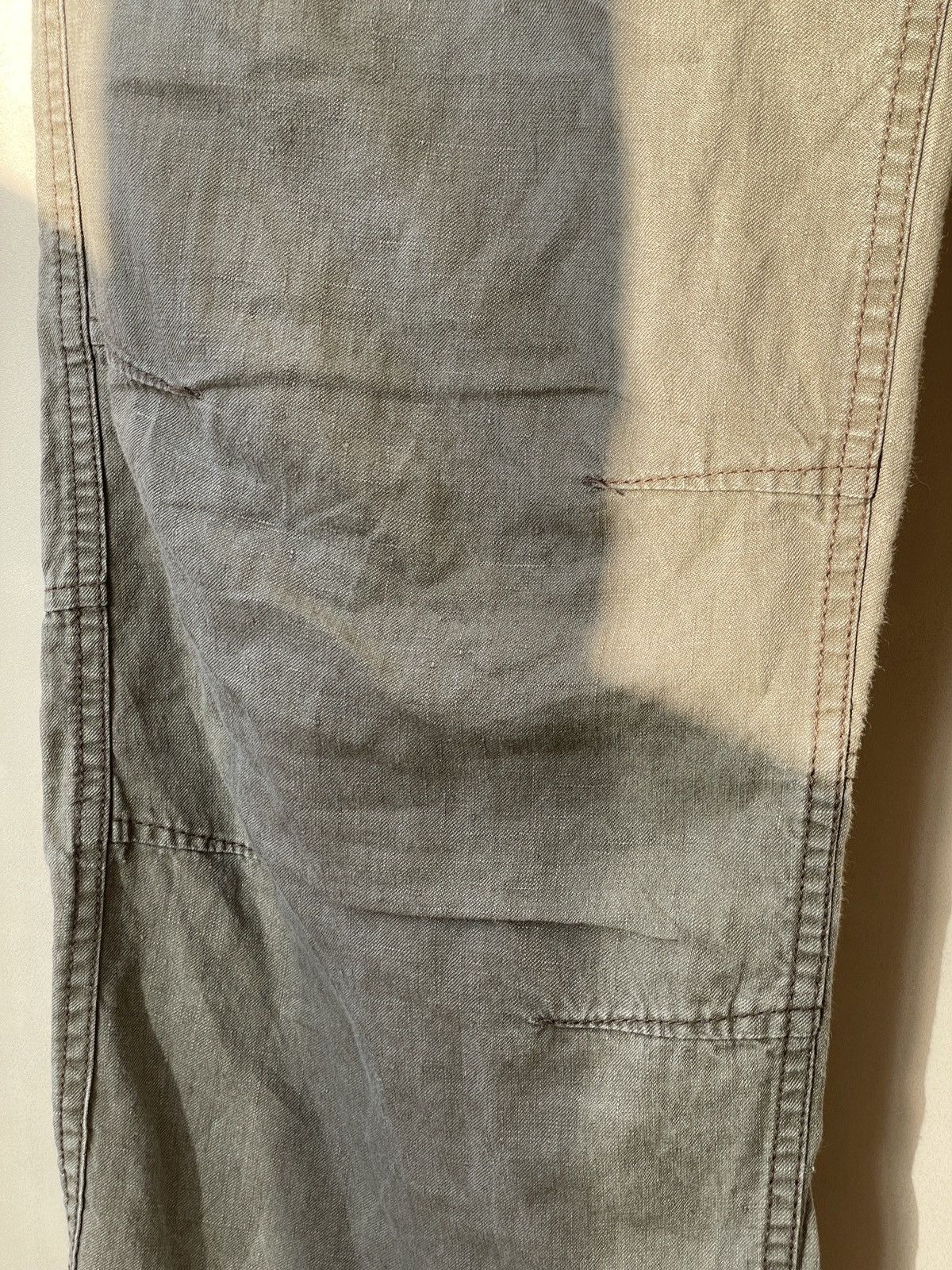 Ted Baker Ted Baker Linen Wide Pants Khaki Size US 32 / EU 48 - 12 Thumbnail
