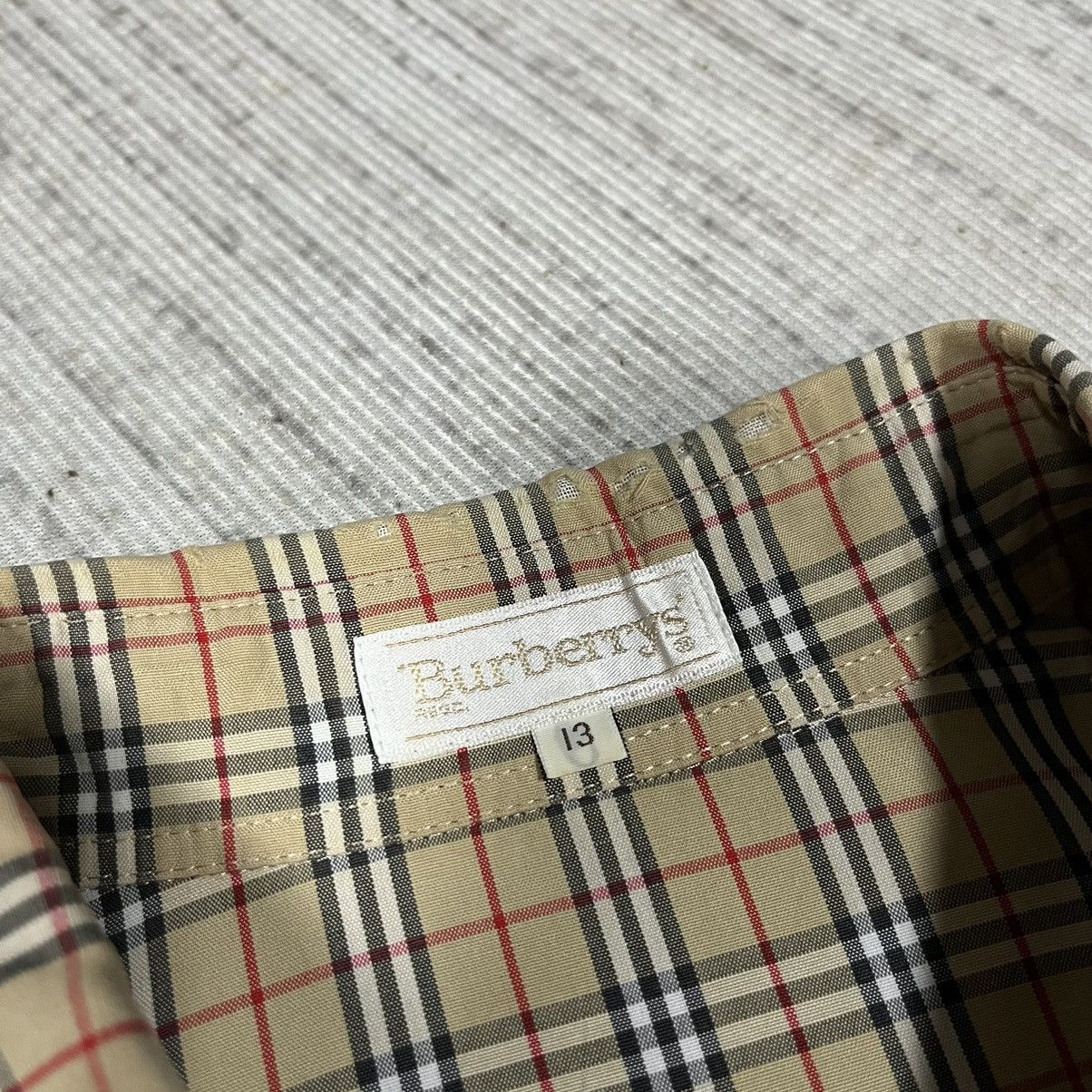 Burberry × Vintage Vintage Burberrys Nova Check button up shirt Size M / US 6-8 / IT 42-44 - 5 Thumbnail