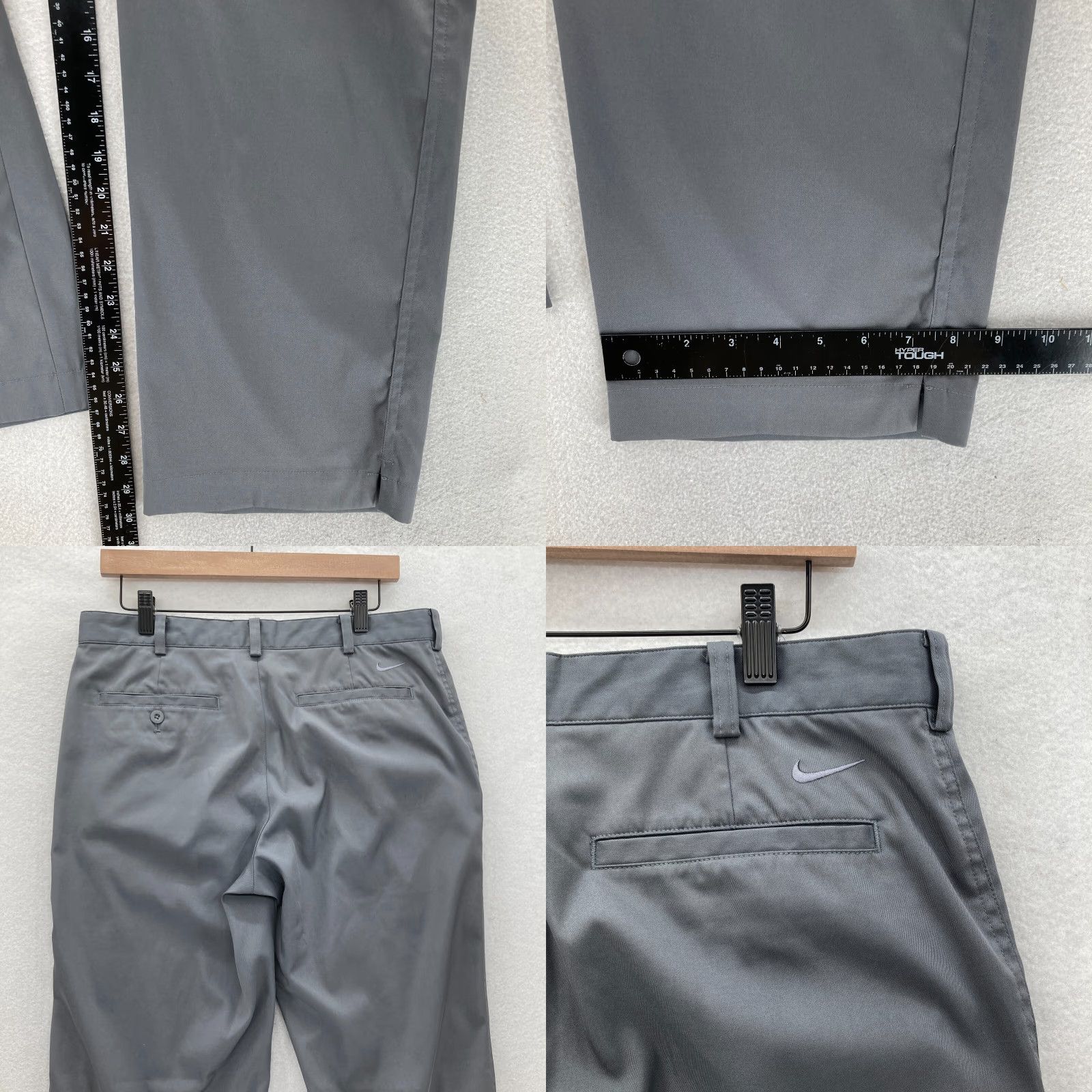 Nike Nike Golf Tech Pants Mens 32x30 Gray Performance Stretch Dri-Fit Casual Preppy Size US 32 / EU 48 - 9 Thumbnail