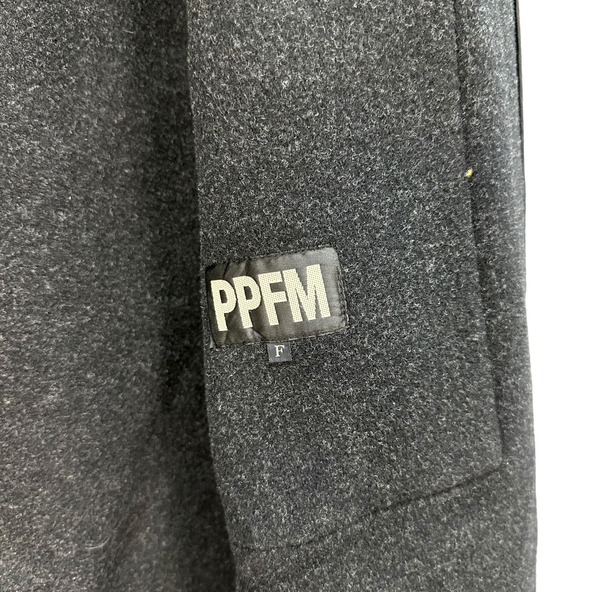 PPFM PPFM Wool Hooded Zipper Long Coat Jacket #A20-0472 Size US M / EU 48-50 / 2 - 8 Thumbnail