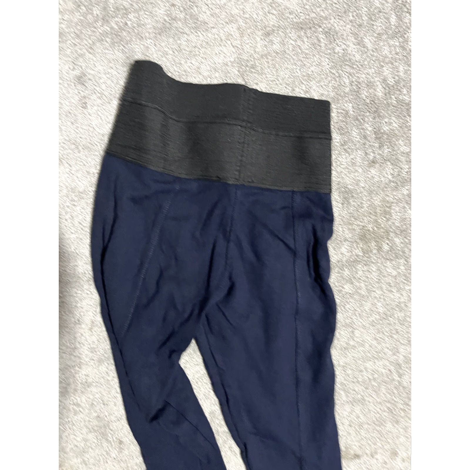 Zara VINTAGE Zara Leggings Pants Womens Small Navy Blue Casual Formal Party 2020s Girls Size 28" / US 6 / IT 42 - 4 Thumbnail