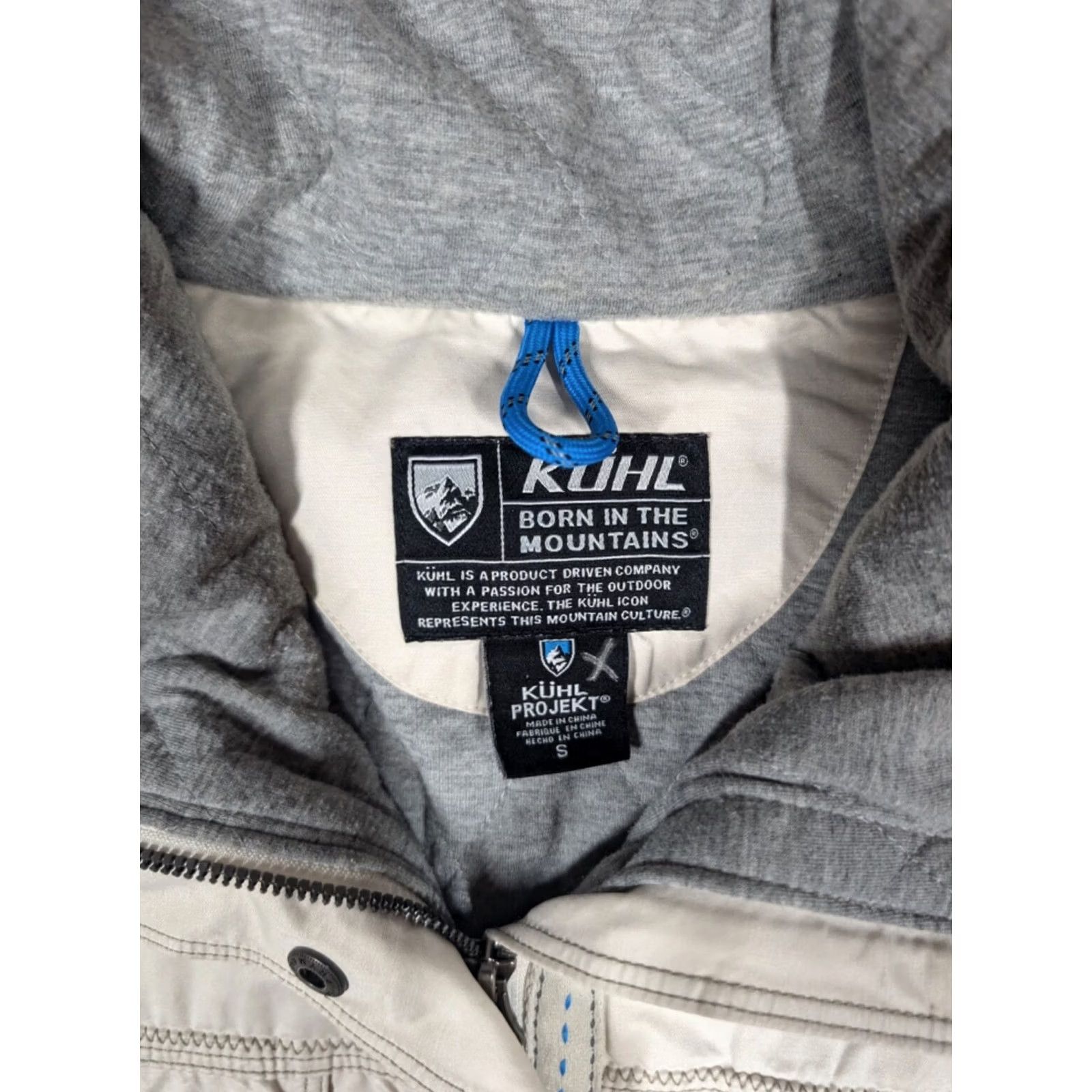 Bones Kuhl Women's Lena Jacket Cotton Blend Insulated Zip Mid-Length White Small Regular Womens Bodice Accent Logo Zipper Jacket/Coat" Size S / US 4 / IT 40 - 5 Thumbnail