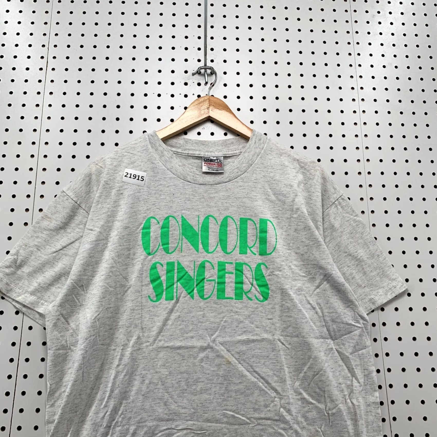 Vintage VINTAGE Concord Singers Shirt Gray XL Short Sleeve Mens 90s Music T-Shirt Size US XL / EU 56 / 4 - 3 Thumbnail