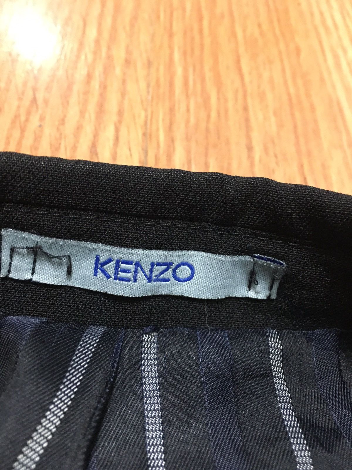 Kenzo KENZO HOMME Wool Black Mens Blazer Jacket IT 52 Size 42R - 5 Thumbnail