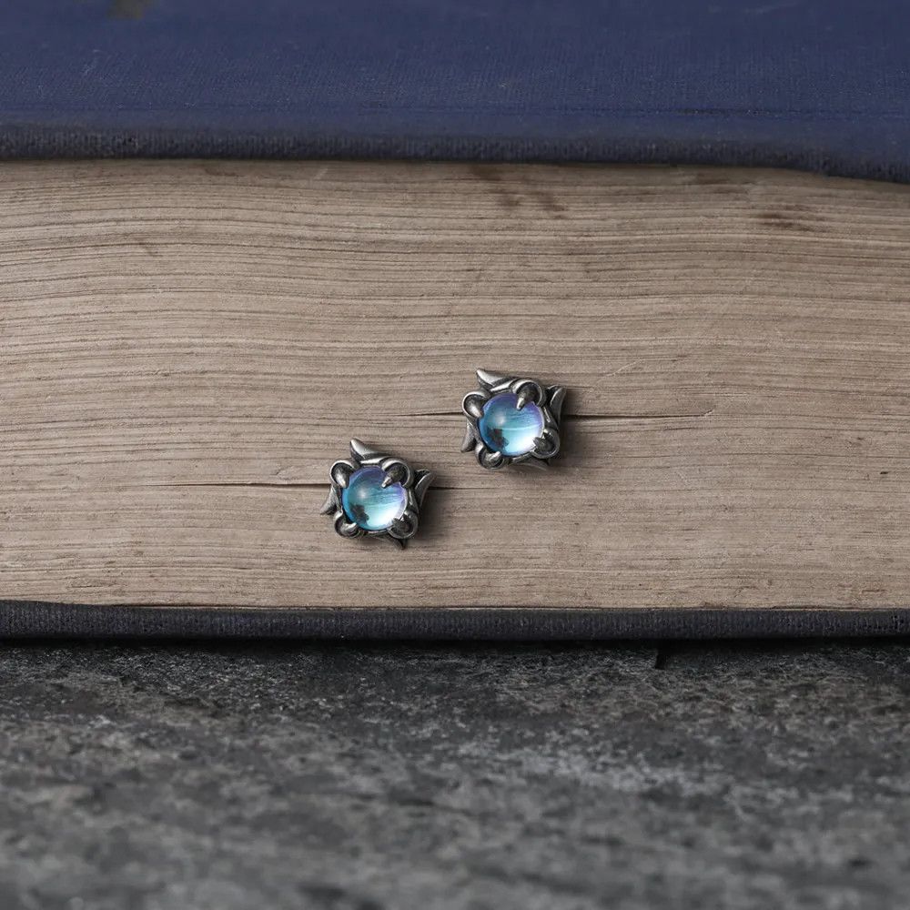 Jewelry Evil Claws Eyes Stud Earrings 925 Sterling Silver Gift Size ONE SIZE - 3 Thumbnail