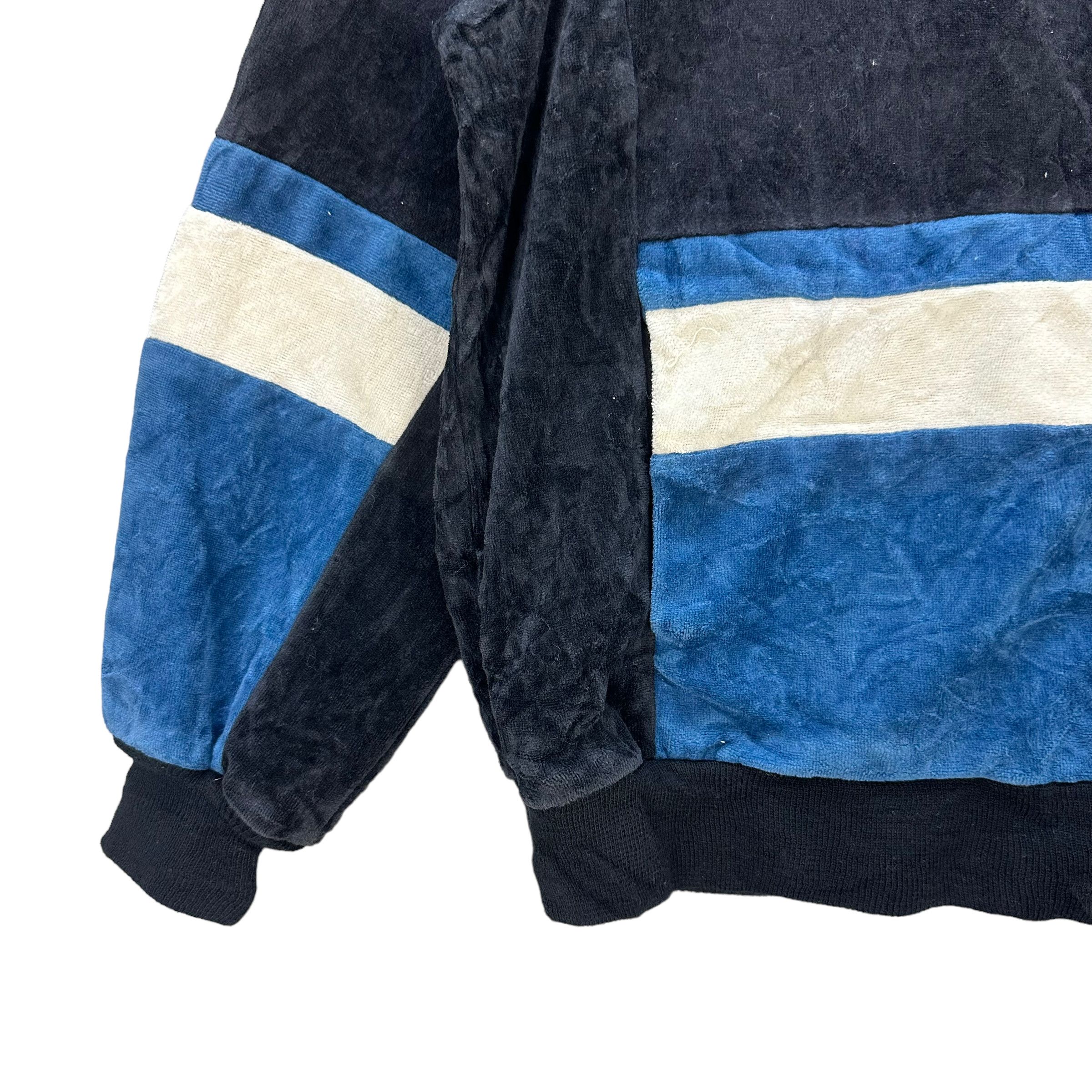 Pierre Cardin 90's PIERRE CARDIN COLORBLOCK VELVET JACKET #8615-017 Size US L / EU 52-54 / 3 - 4 Thumbnail