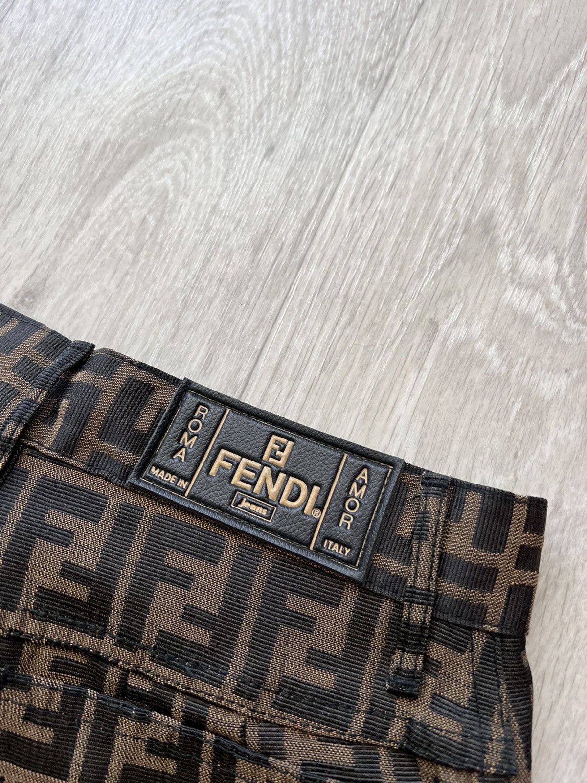 Fendi Vintage Fendi Zucca Monogram Pants 90s Size 29" - 9 Thumbnail