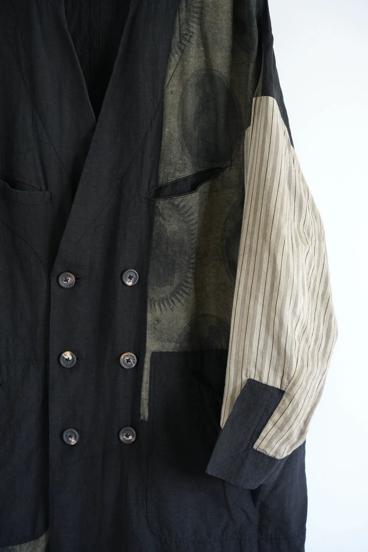 Ziggy Chen Ziggy Chen SS22 Wuwei Reversible DB Linen Coat Size US S / EU 44-46 / 1 - 6 Thumbnail