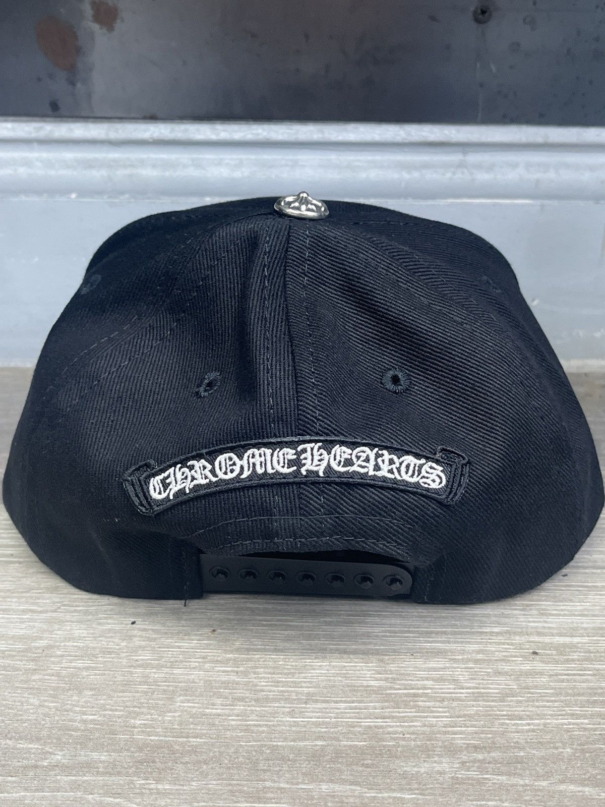 Chrome Hearts Chrome Hearts Horseshoe Denim Baseball Hat Size ONE SIZE - 6 Thumbnail