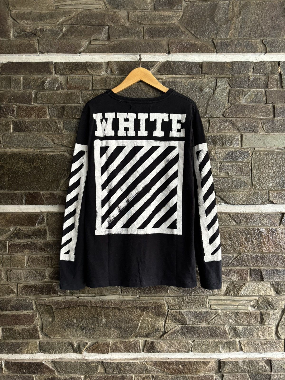 Off White Off White Virgil Abloh Long Sleeve Tee Grailed