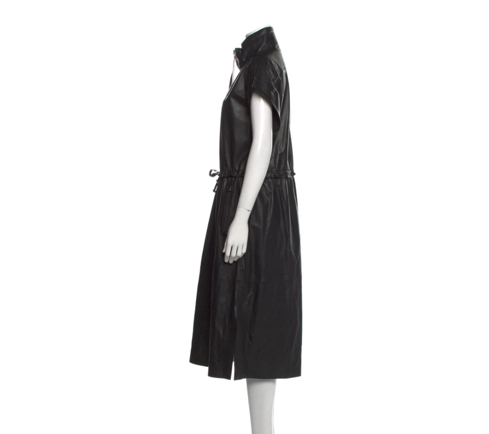 Bogner Bogner Lambskin Midi Length Dress / Sz US6 (M) Size M / US 6-8 / IT 42-44 - 2 Thumbnail