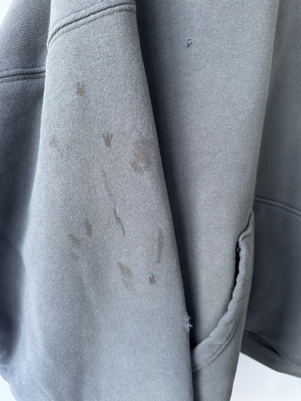 Enfants Riches Deprimes ENFANTS RICHES DEPRIMES DISTRESSED THERMAL LINED HOODIE Size US M / EU 48-50 / 2 - 4 Thumbnail
