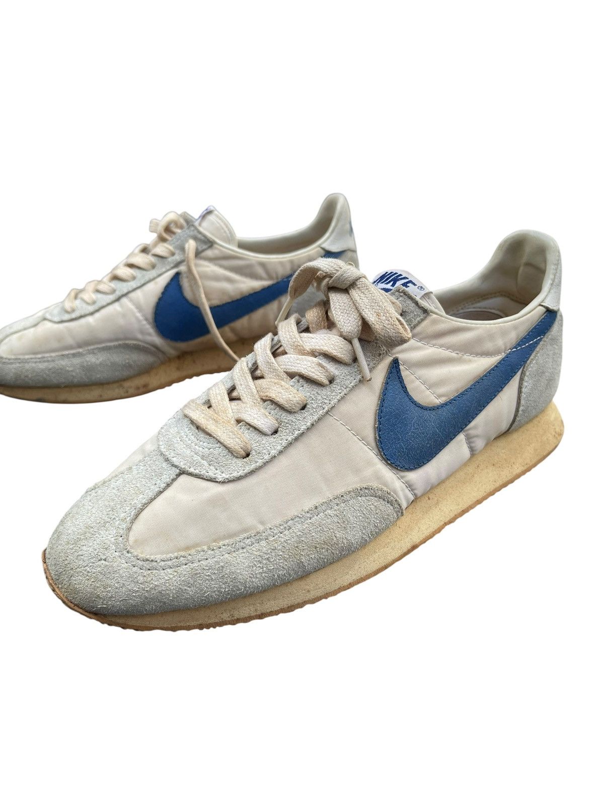 Nike Vintage 80s Nike Spirit Air Oceania Swoosh Size US 9 / EU 42 - 1 Thumbnail