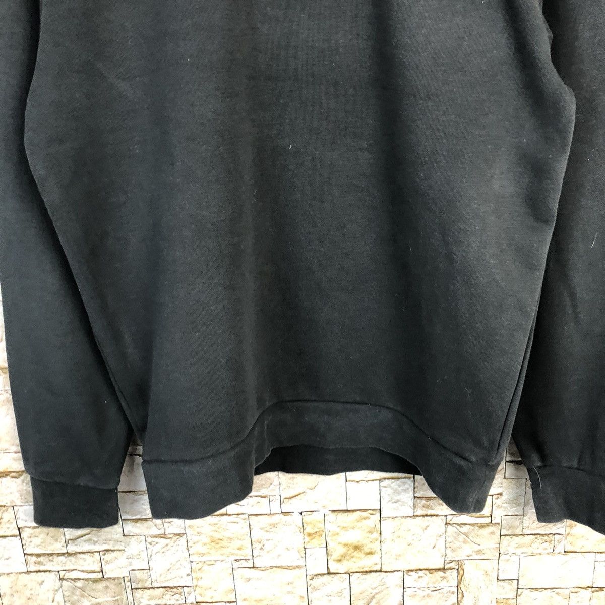 Vintage Black Sweatshirt #A411 Size US M / EU 48-50 / 2 - 6 Thumbnail