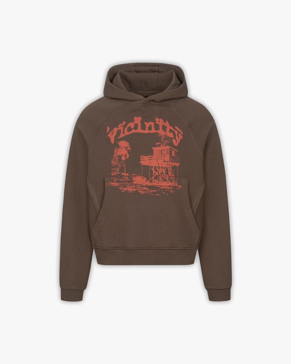 Designer × Vintage Vicinity Shooting House Brown Boxy Fit Hoodie Size US S / EU 44-46 / 1 - 4 Thumbnail