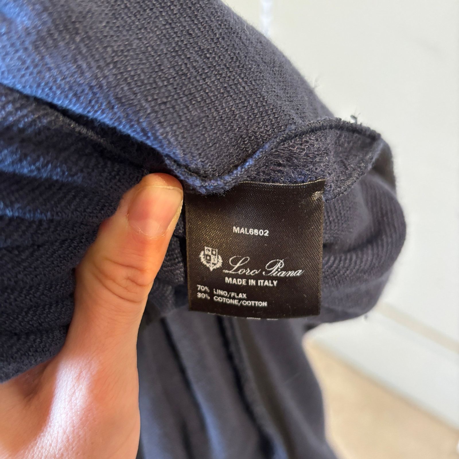 Loro Piana Loro Piana Lavagna Piped Linen Cotton Terry Dress Women's 46 Size L / US 10 / IT 46 - 7 Thumbnail