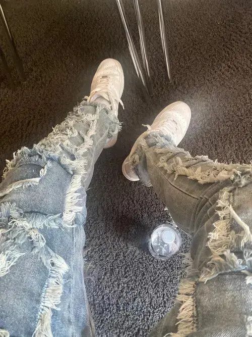 Designer Opium Denim Blue Size US 34 / EU 50 - 3 Thumbnail